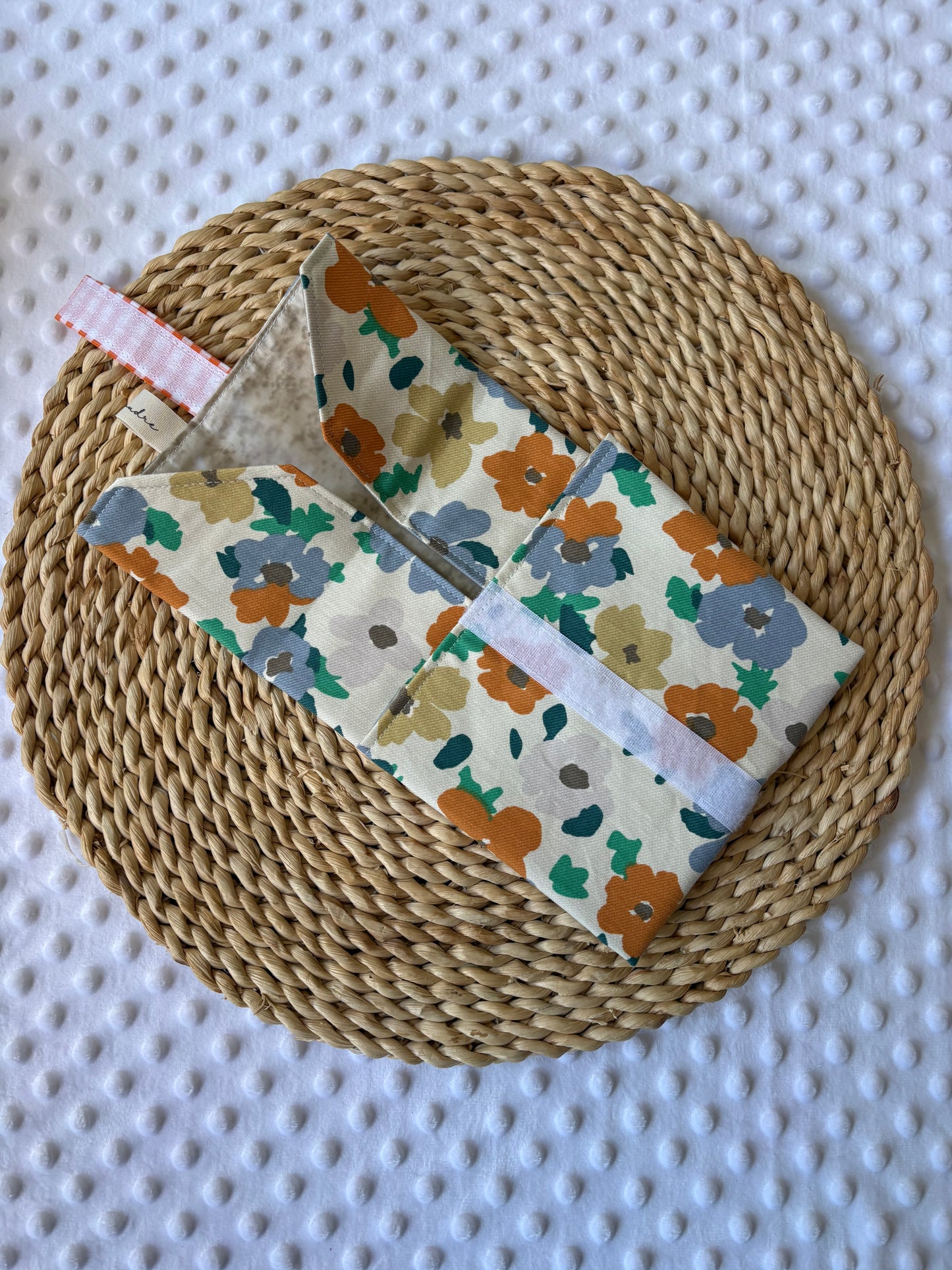Funda bocadillo flores de otoño