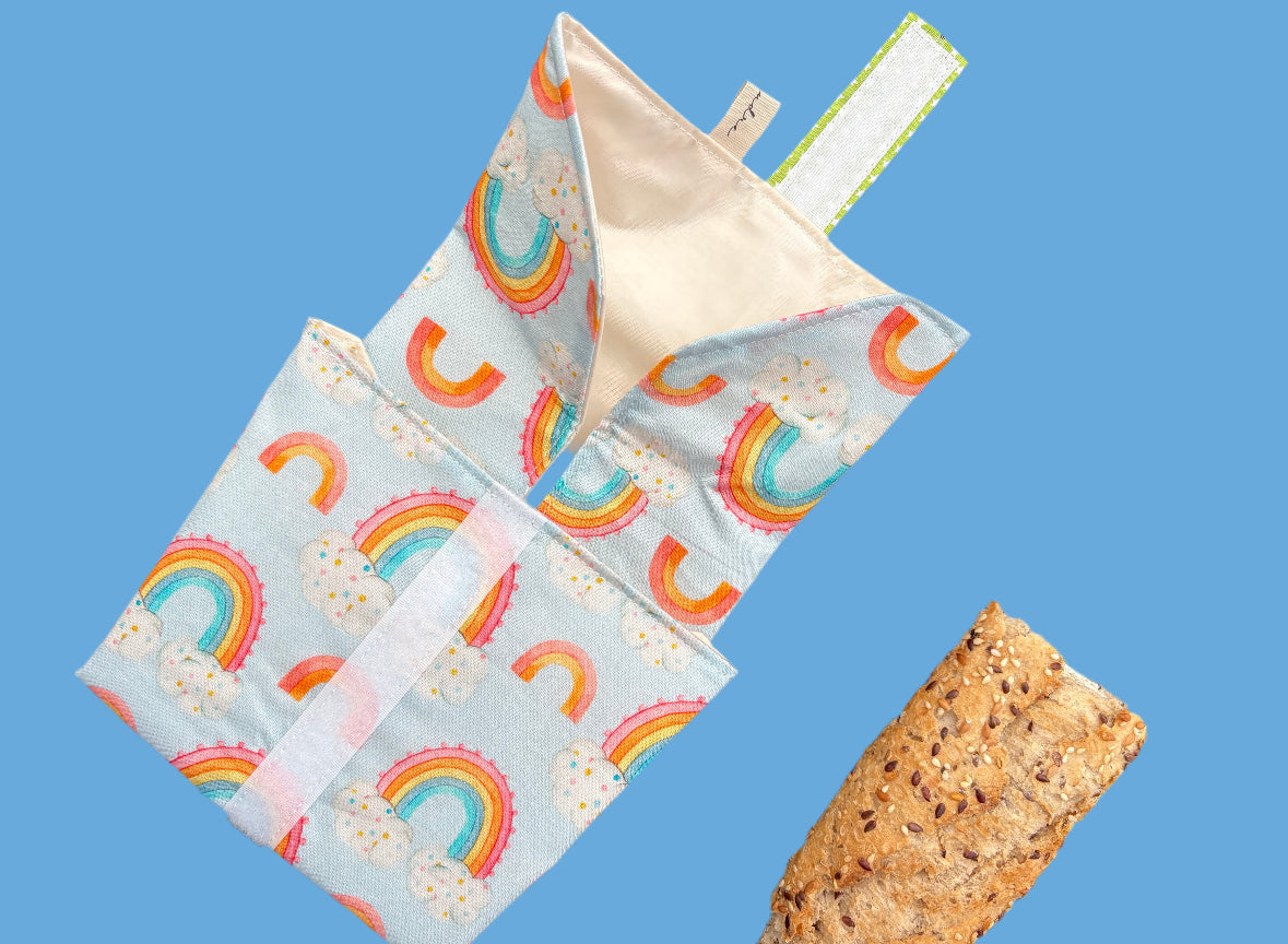 Funda bocadillo arcó iris