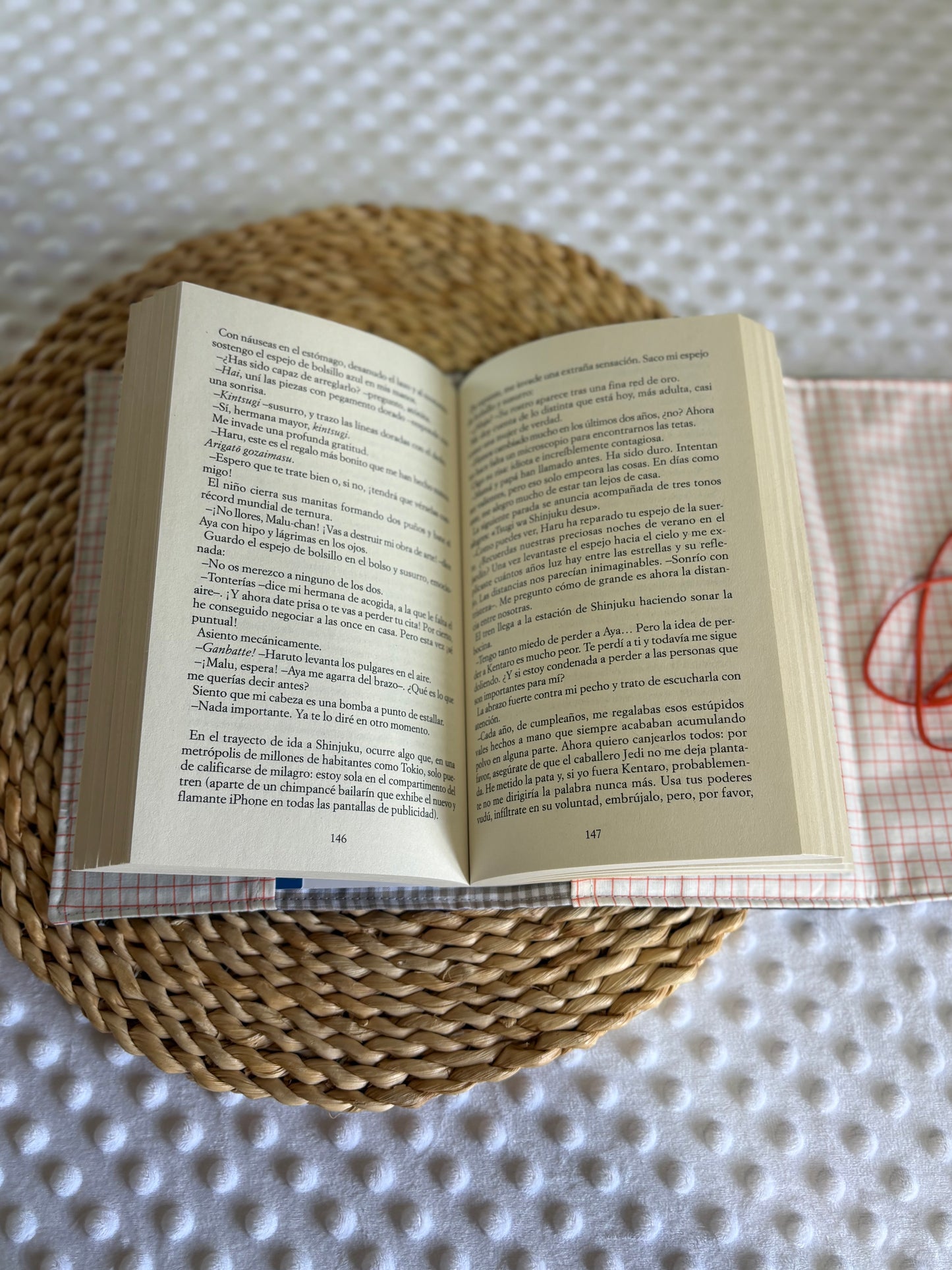 Funda para libros lila