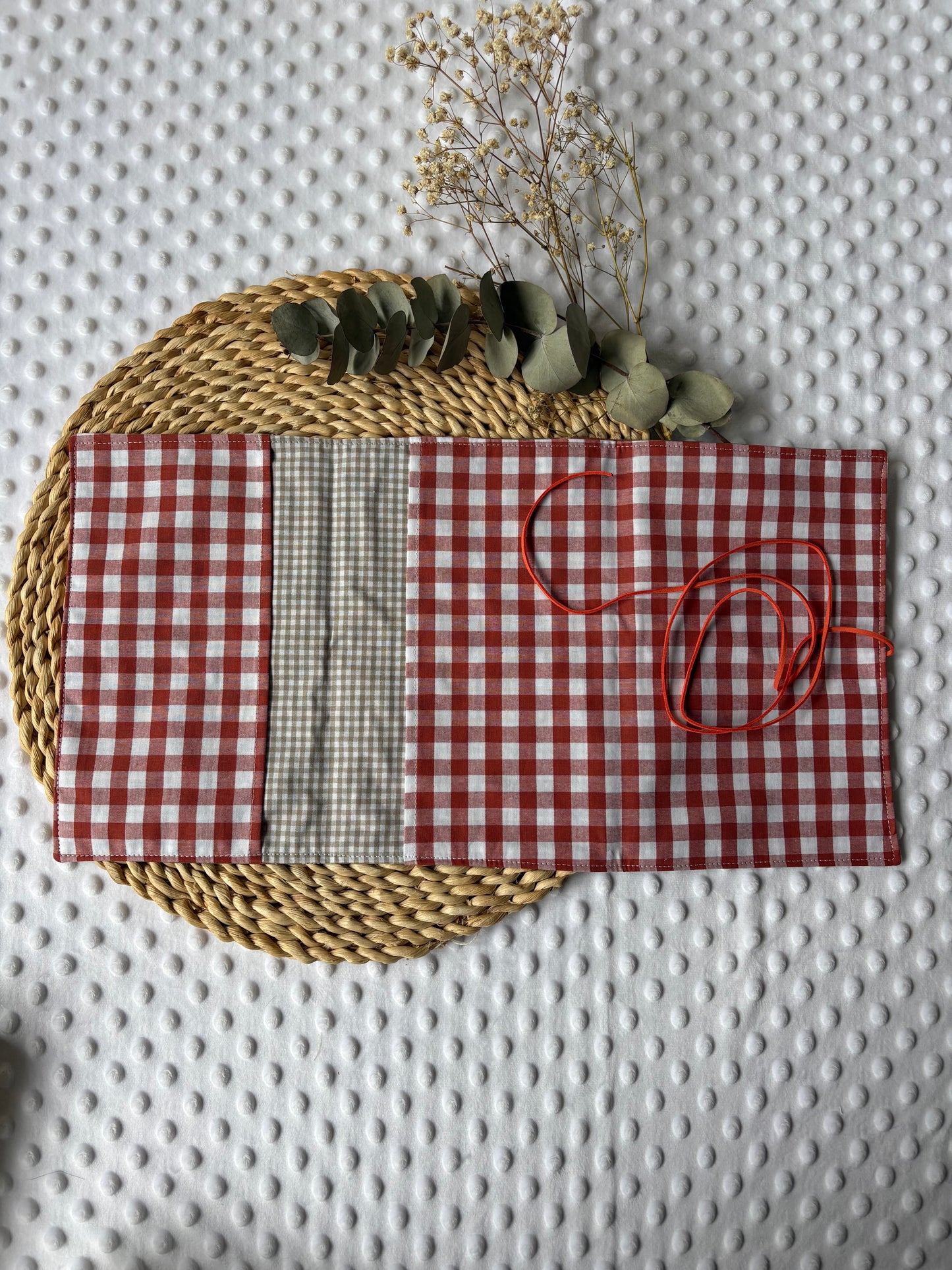 Funda para libros claveles