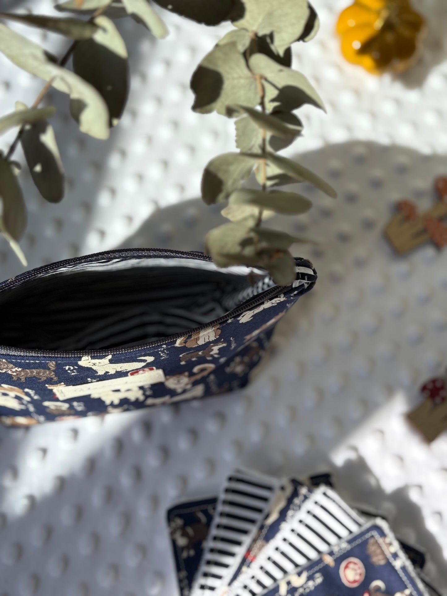 Neceser perritos y 5 algodones reutilizables