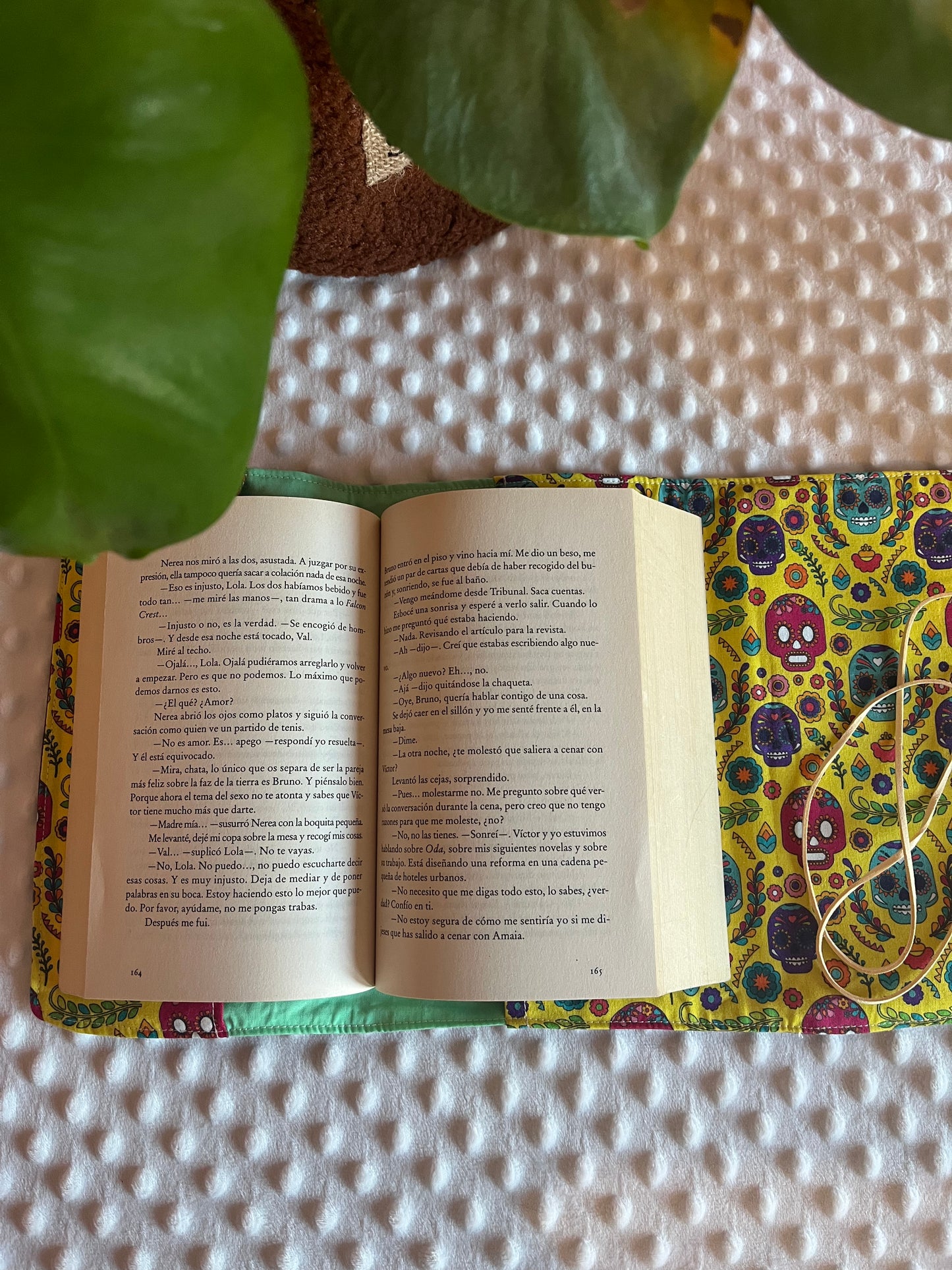 Funda de libro calaveras mexicanas