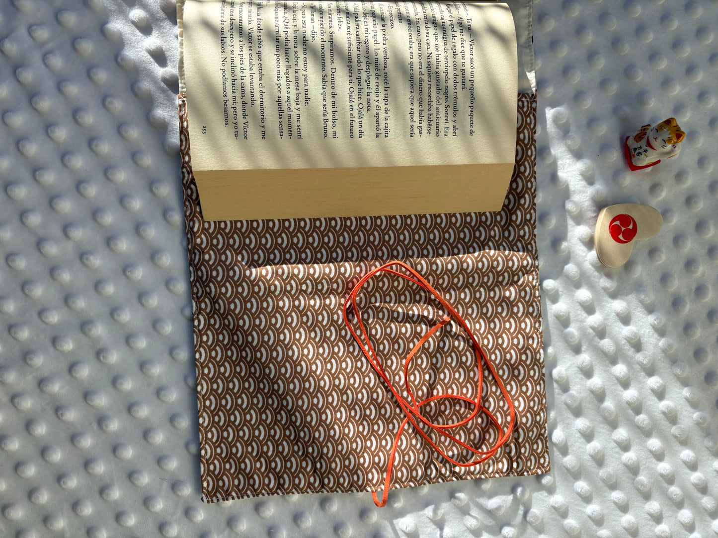 Funda para libros hojas de otoño