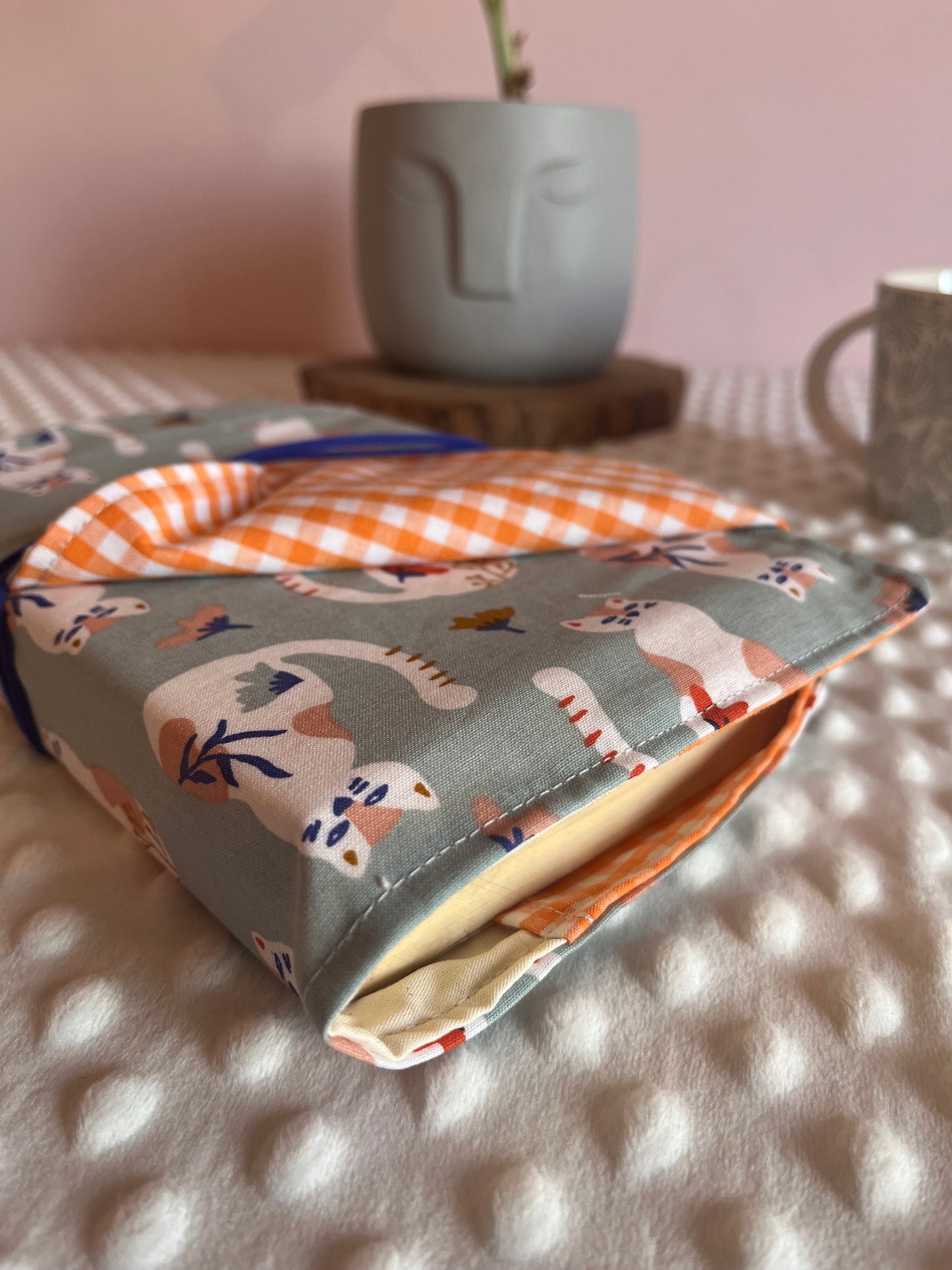 Funda de libro gatos