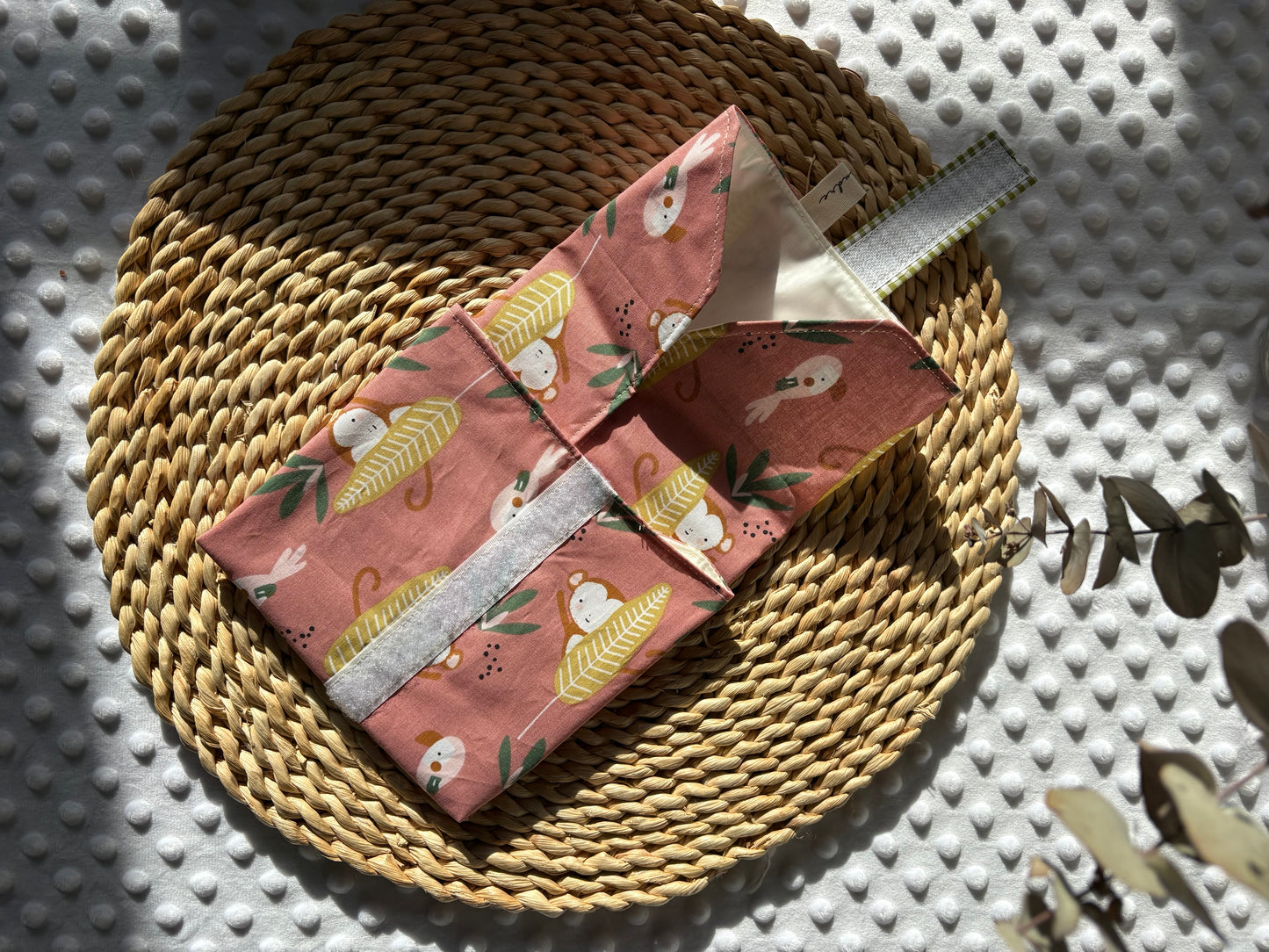 Funda bocadillo monos