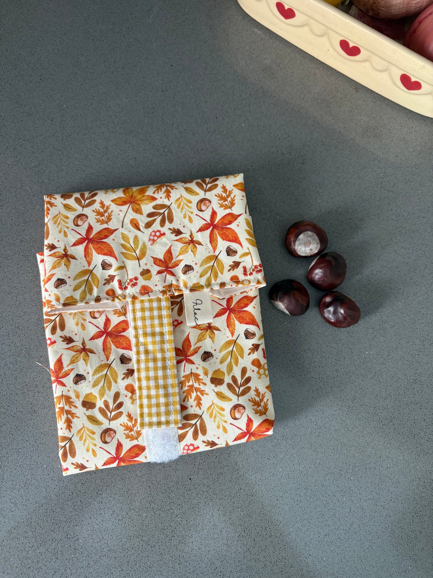 Funda bocadillo castañas