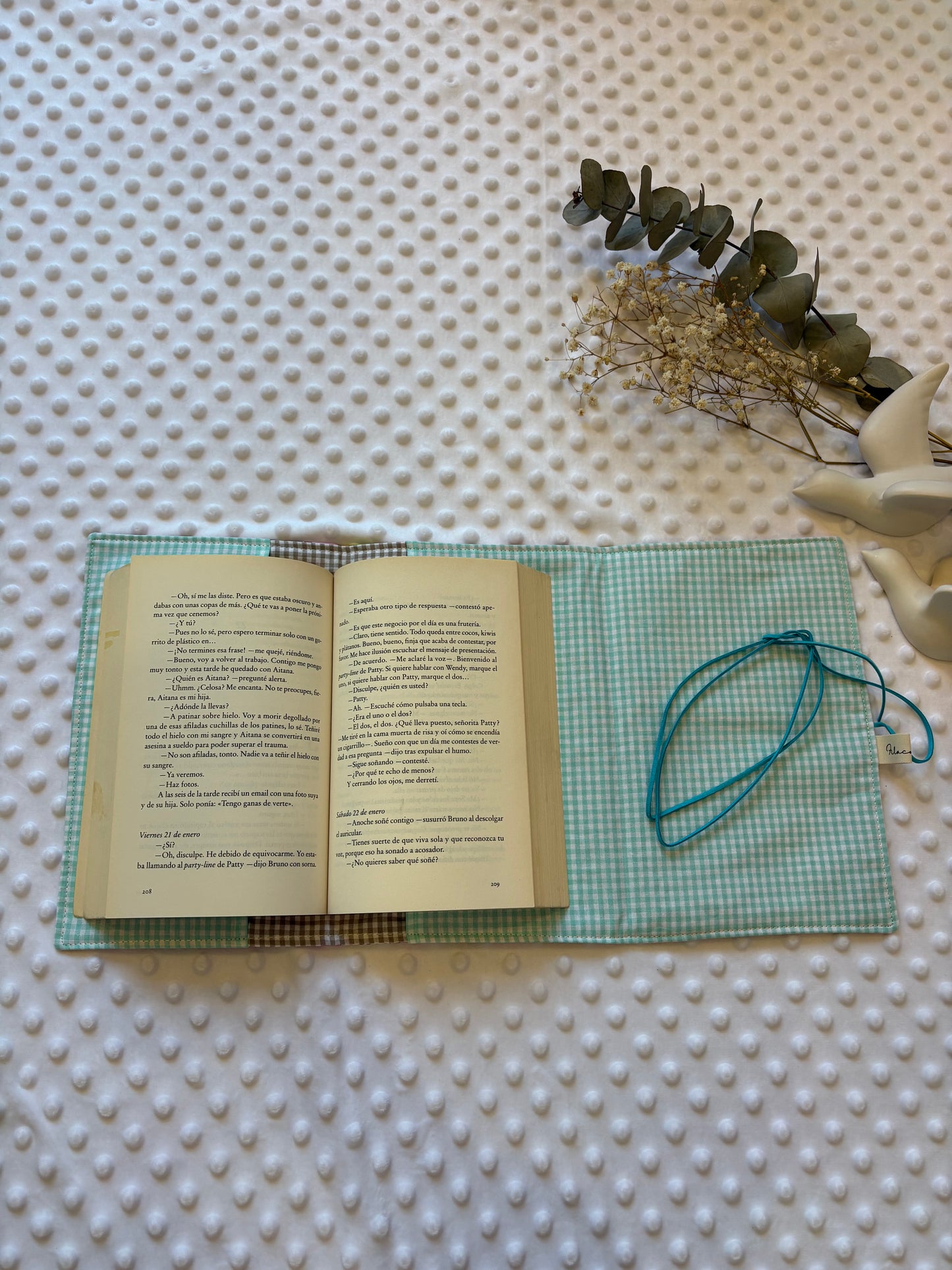 Funda para libros tazas de té