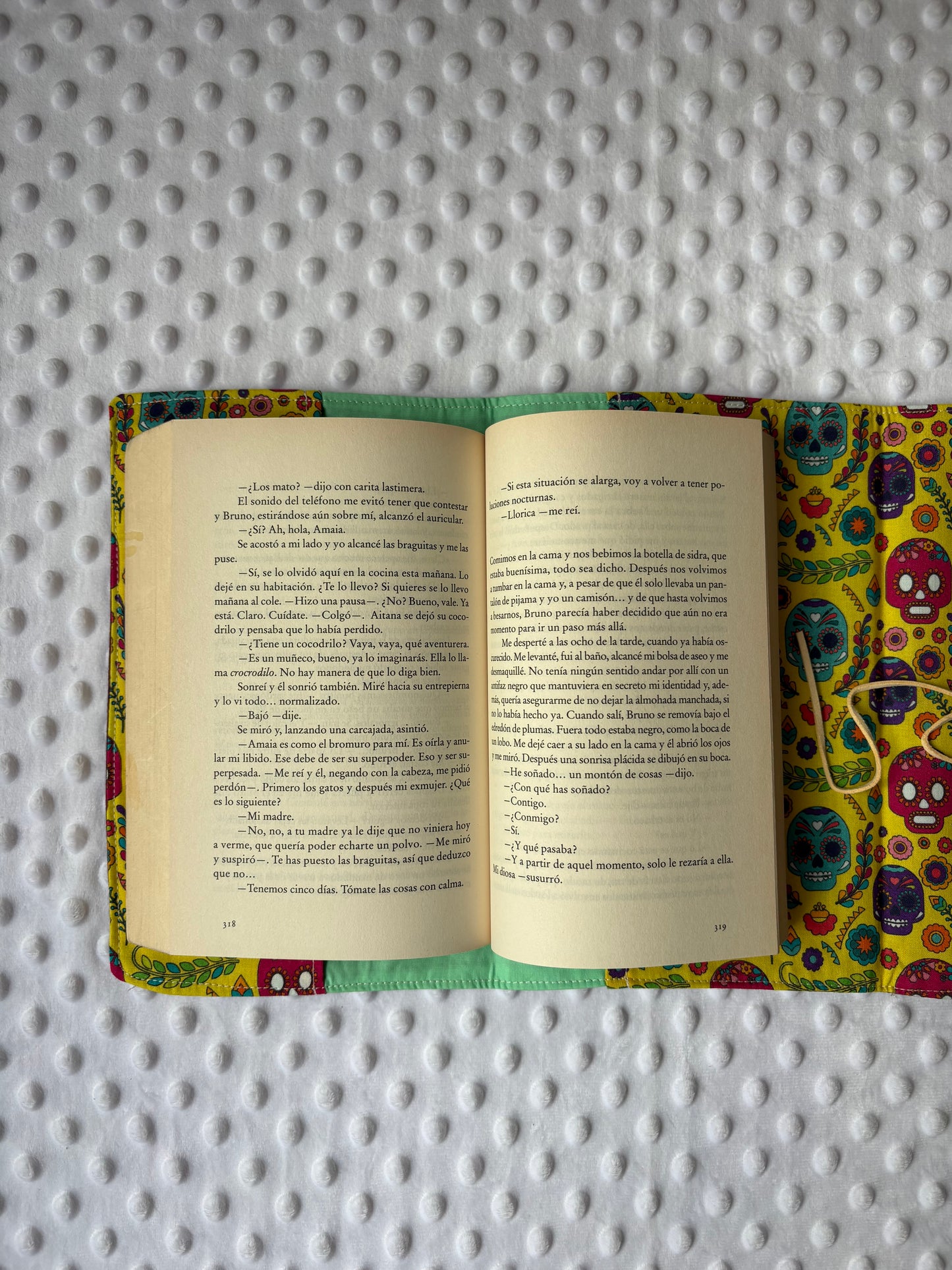 Funda para libros calaveras mexicanas