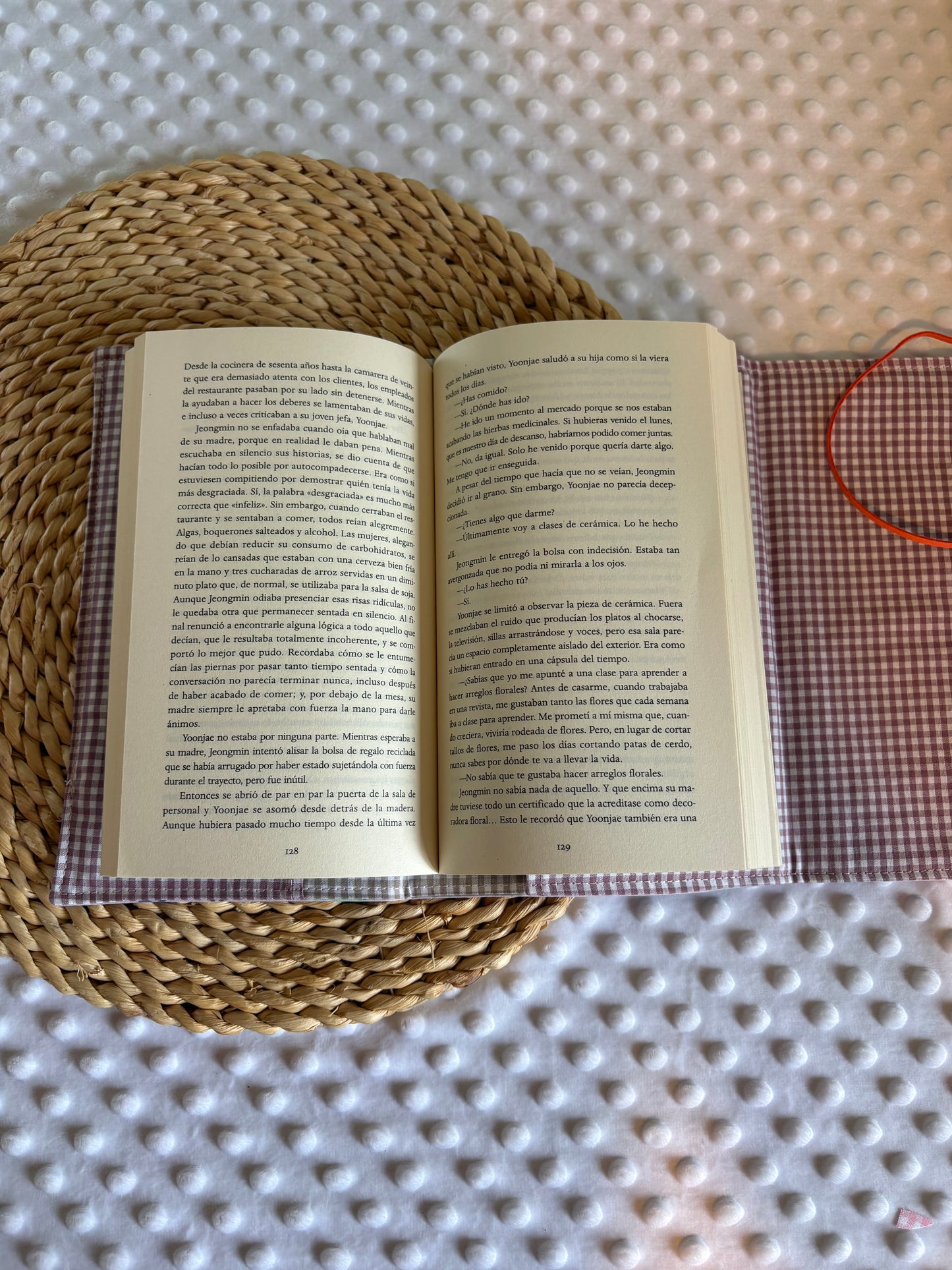 Funda para libros gatos multicolor - Hecho a mano en Barcelona