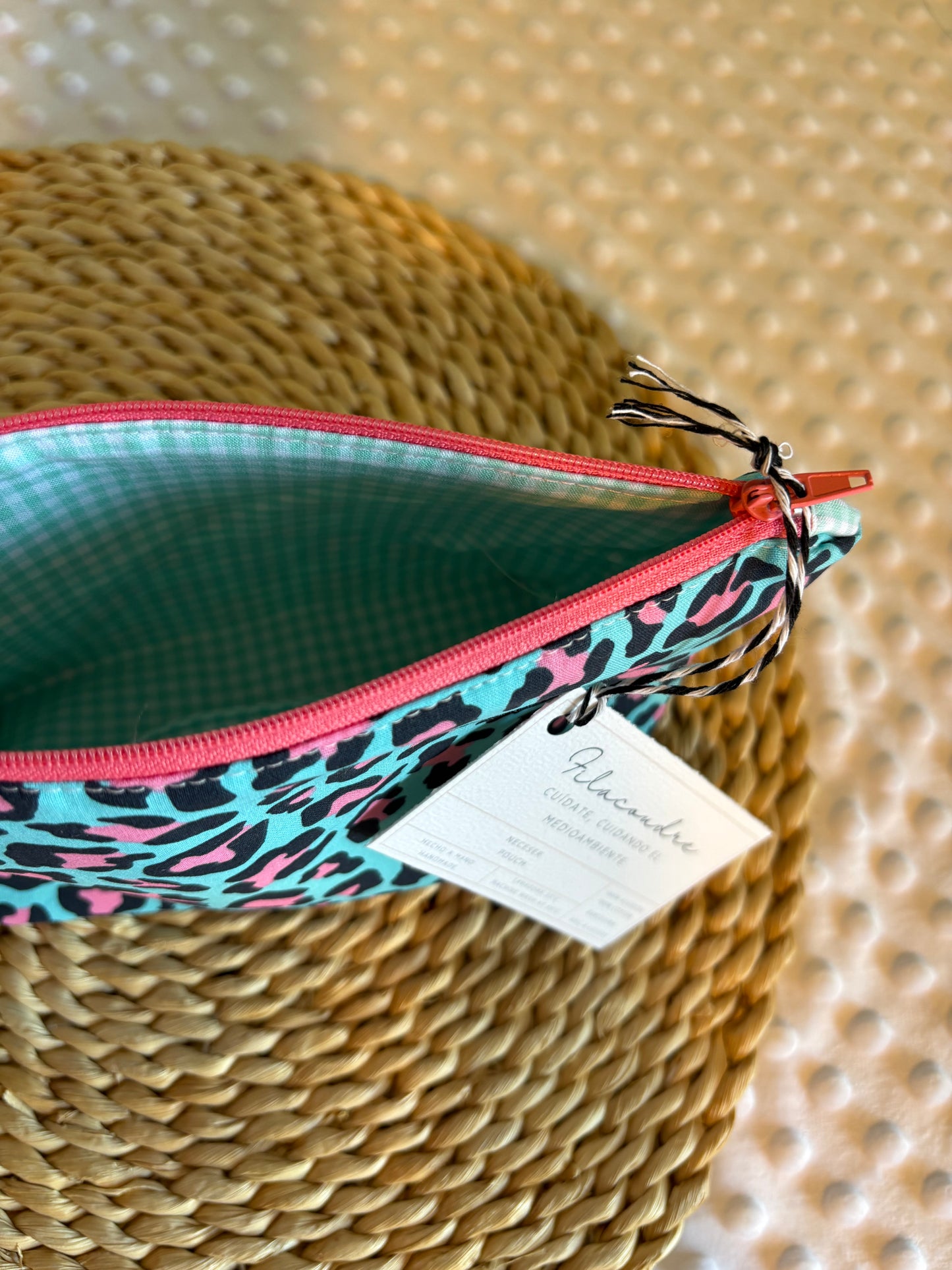Neceser animal print – Hecha a mano en Barcelona