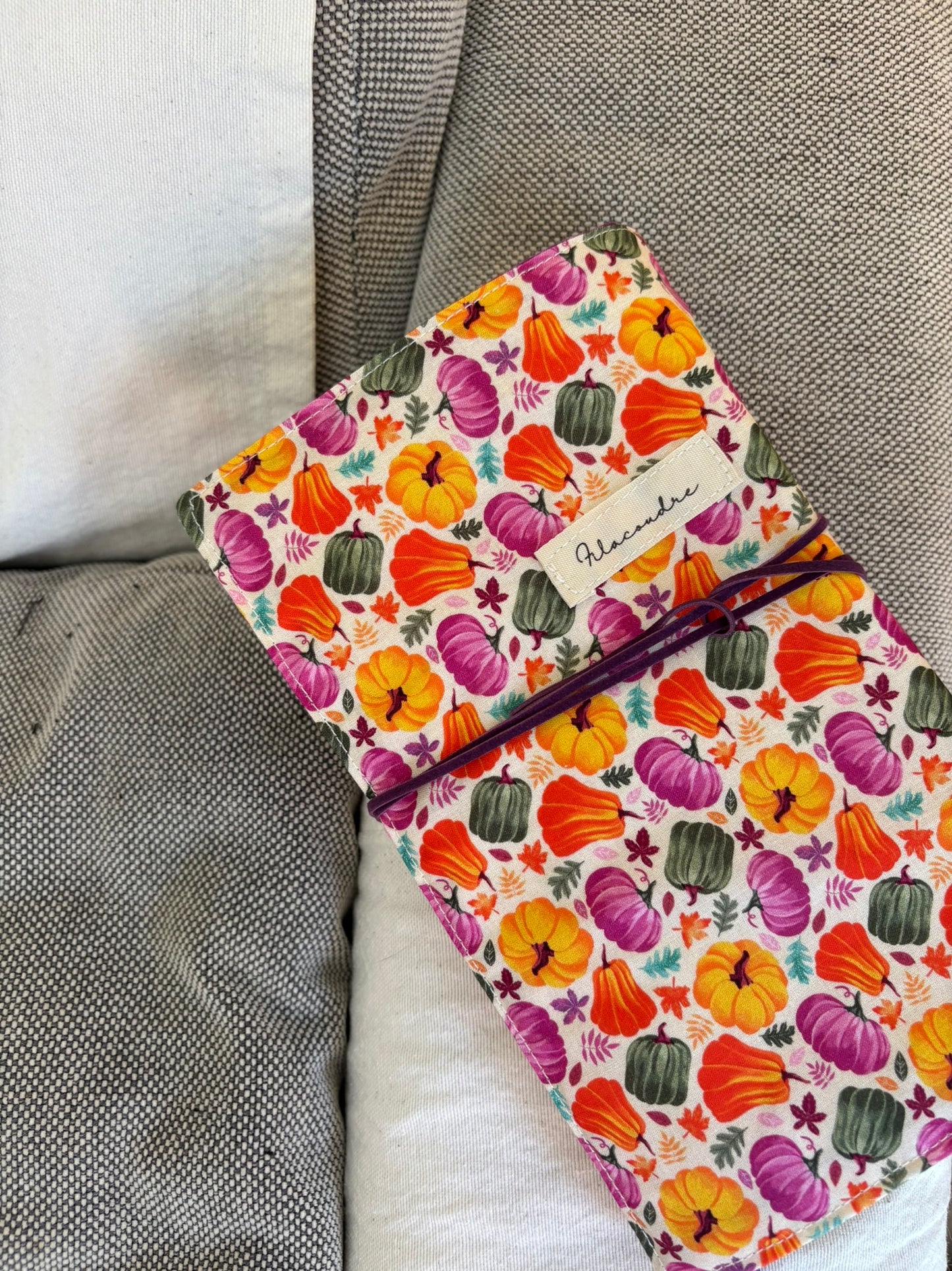 Funda para libros calabazas