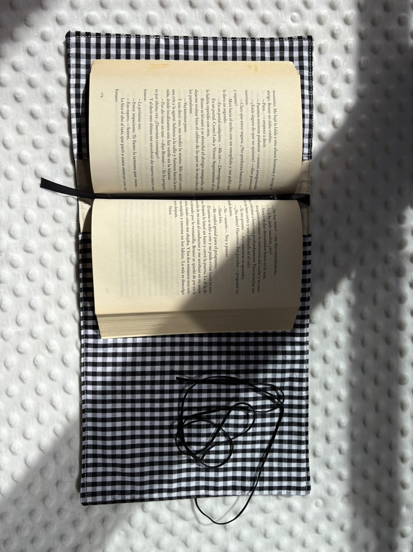 Funda para libros flor de cereza