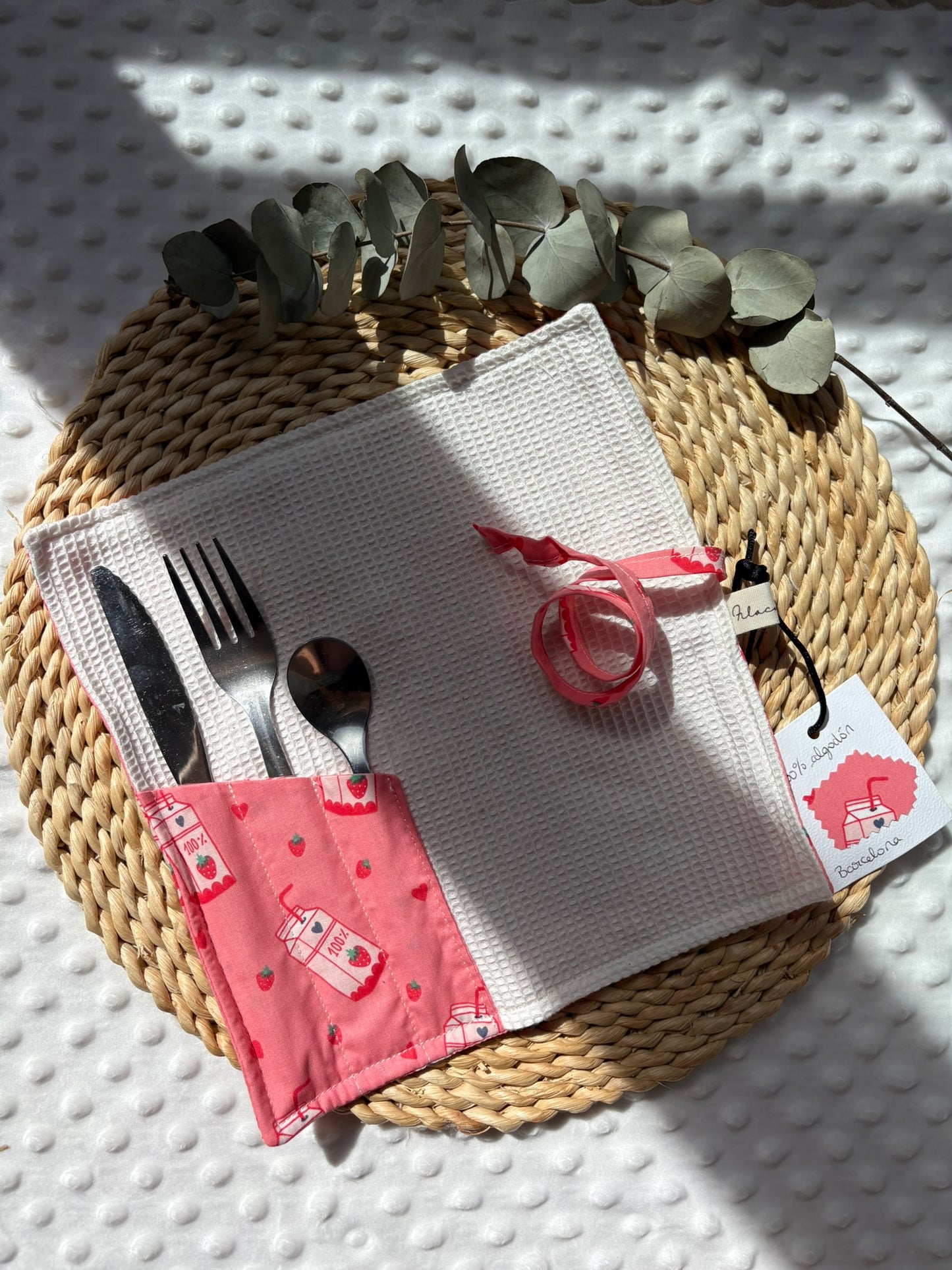 Set de cubiertos fresas