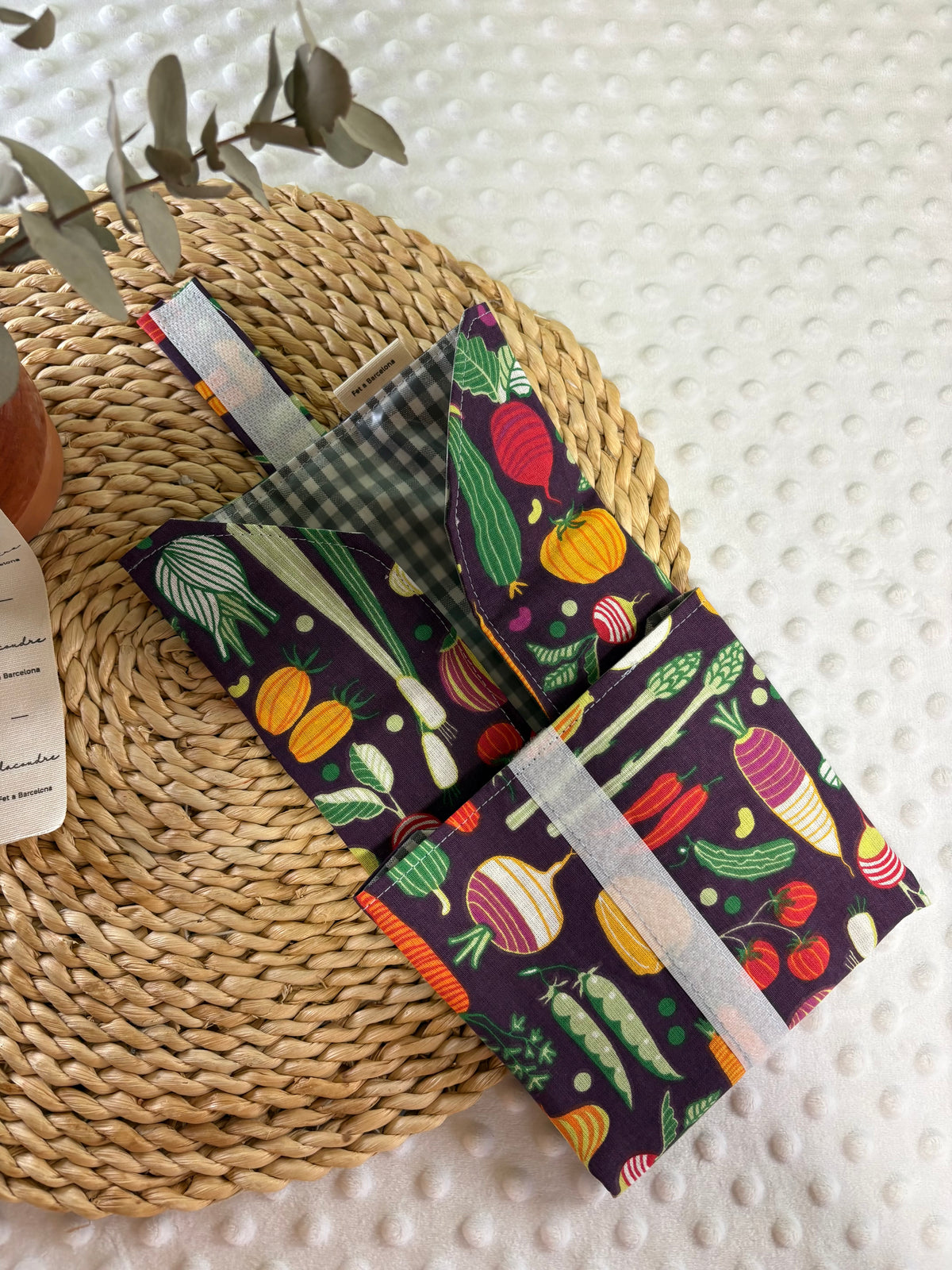 Funda bocadillo huerto