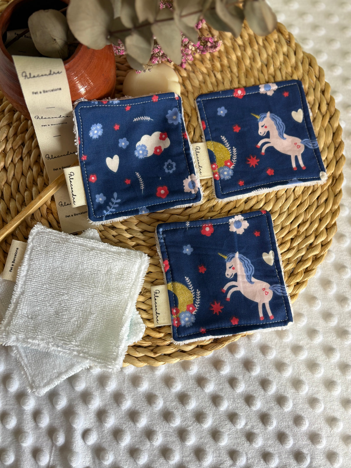Set discos desmaquillantes unicornio