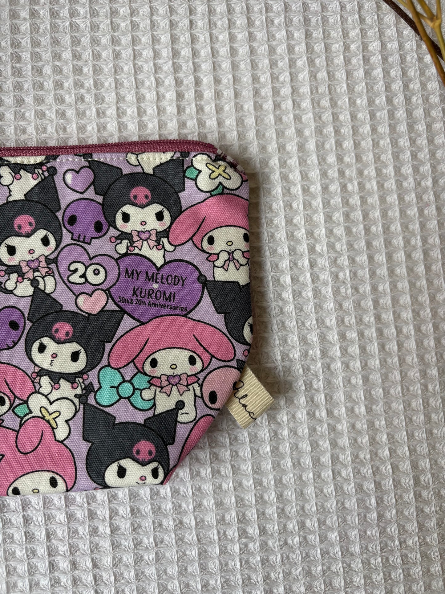 Neceser Kuromi y My Melody anniversaries sus 5 algodones