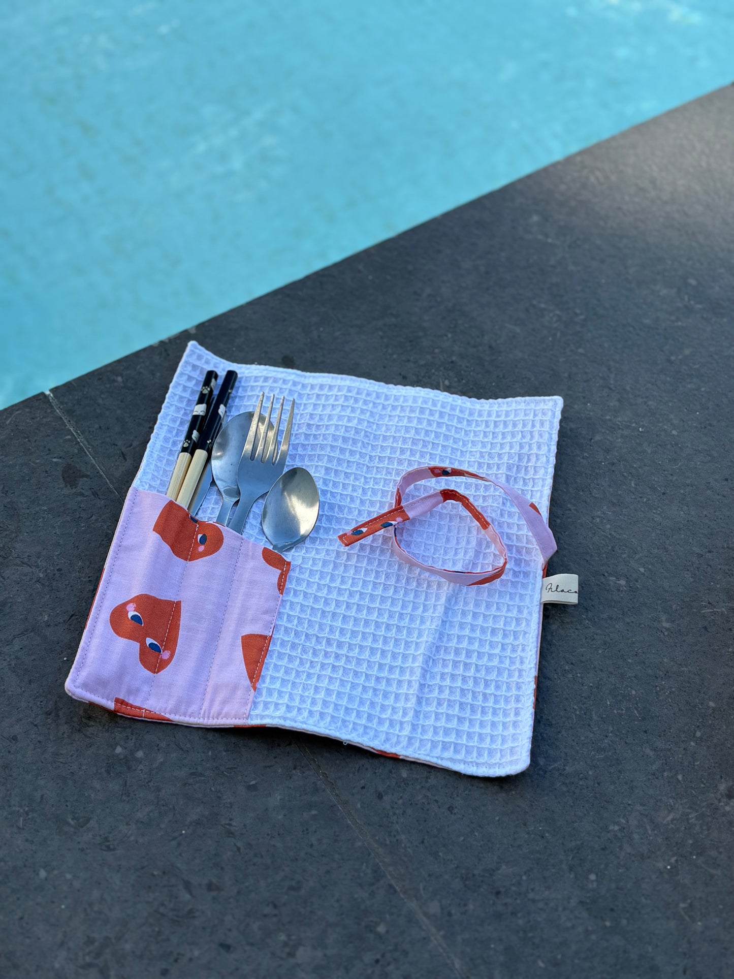 Set de cubiertos corazones