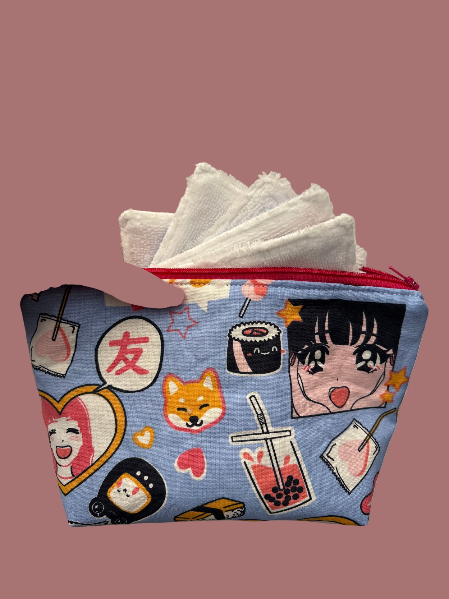 Neceser manga y sus 5 algodones