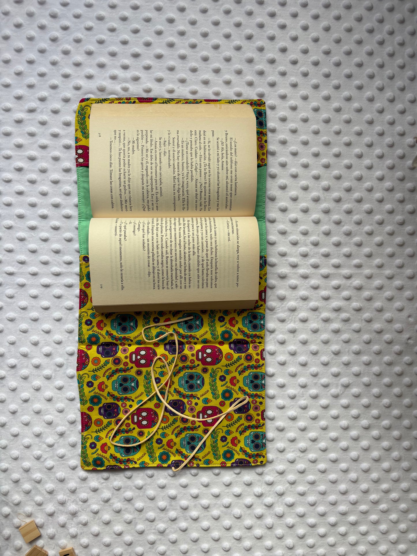 Funda para libros calaveras mexicanas