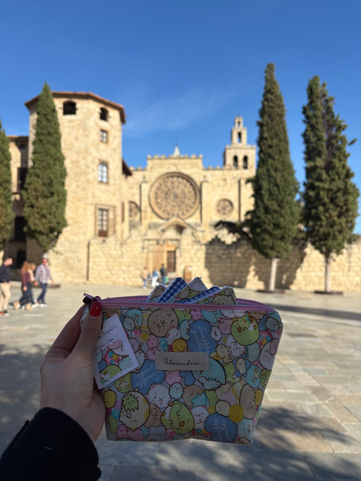 Neceser Sumikogurashi Gishiri Pink