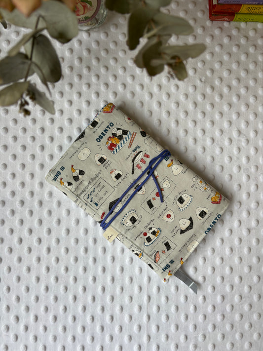 Funda para libros Onigiri azul