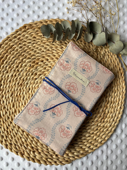 Funda para libros claveles