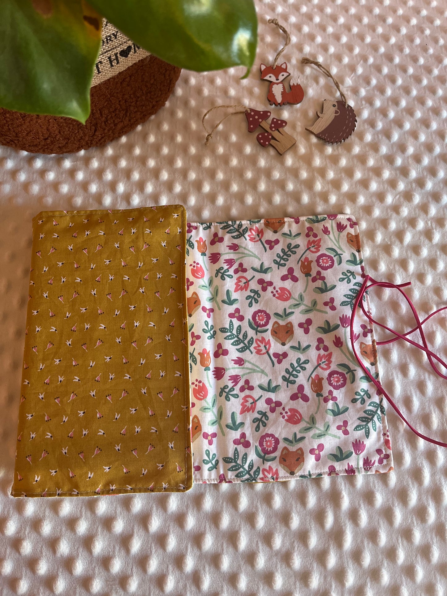 Funda de libro zorros 🦊
