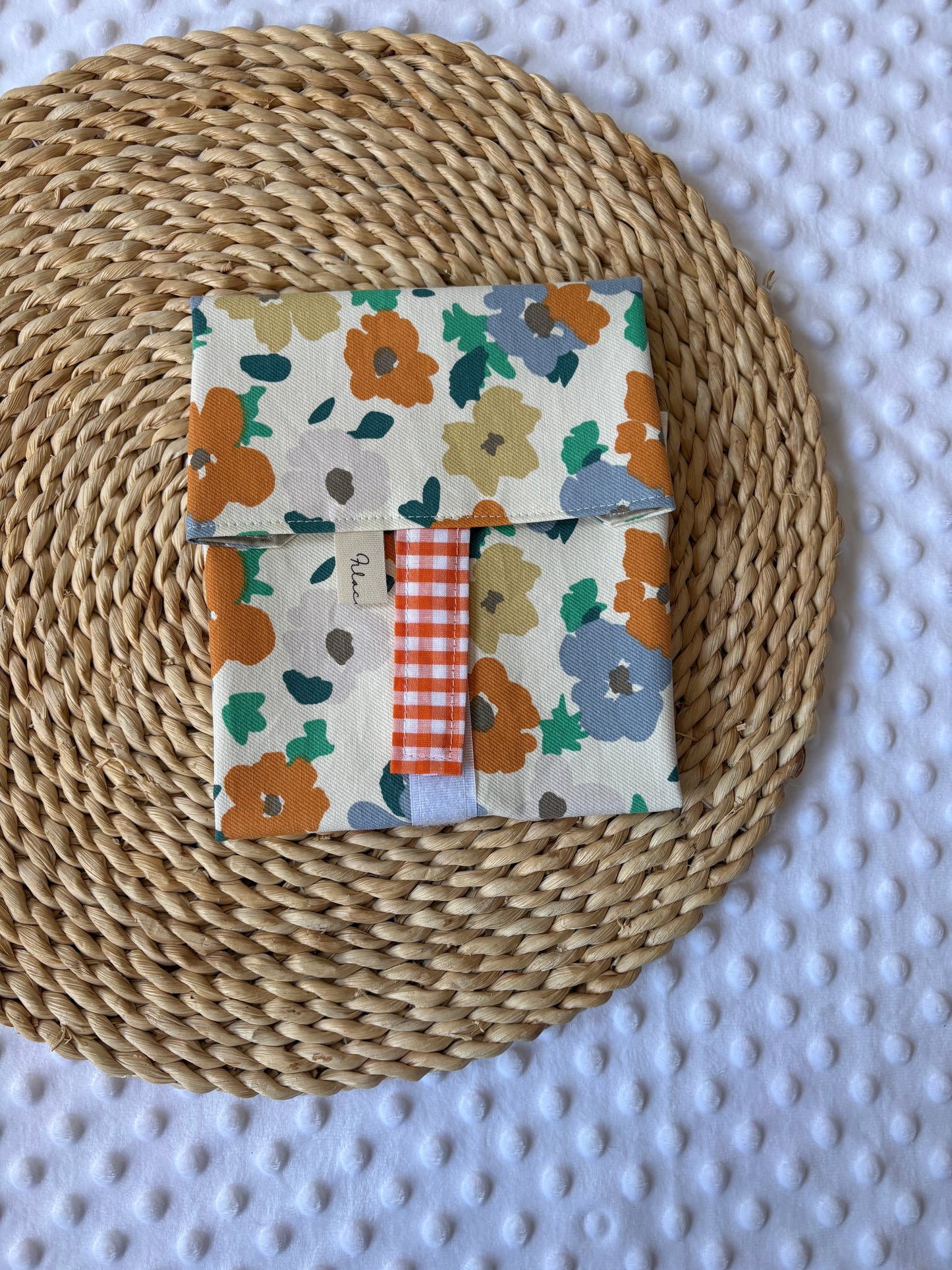 Funda bocadillo flores de otoño