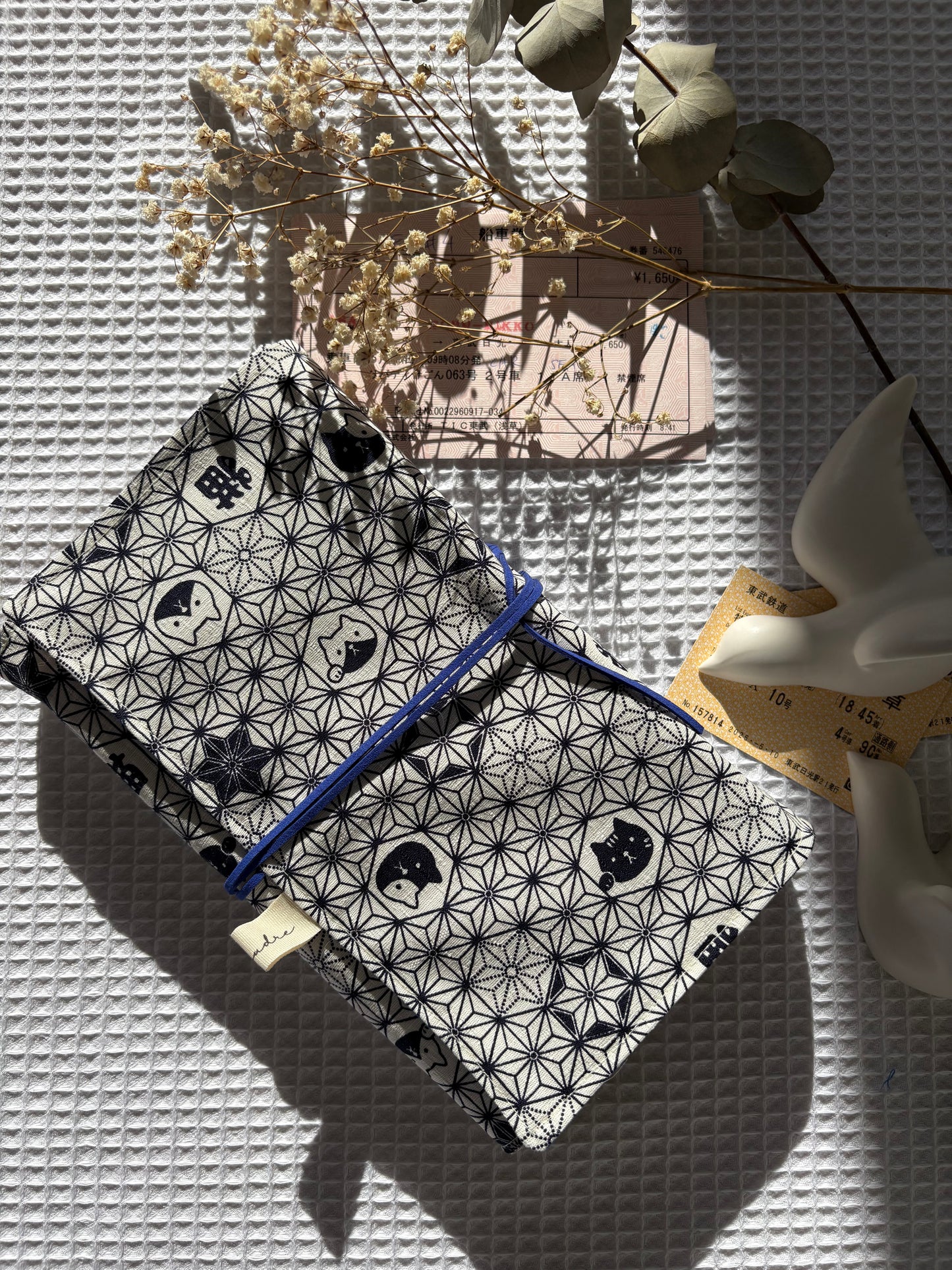 Funda para libros Neko asanoha