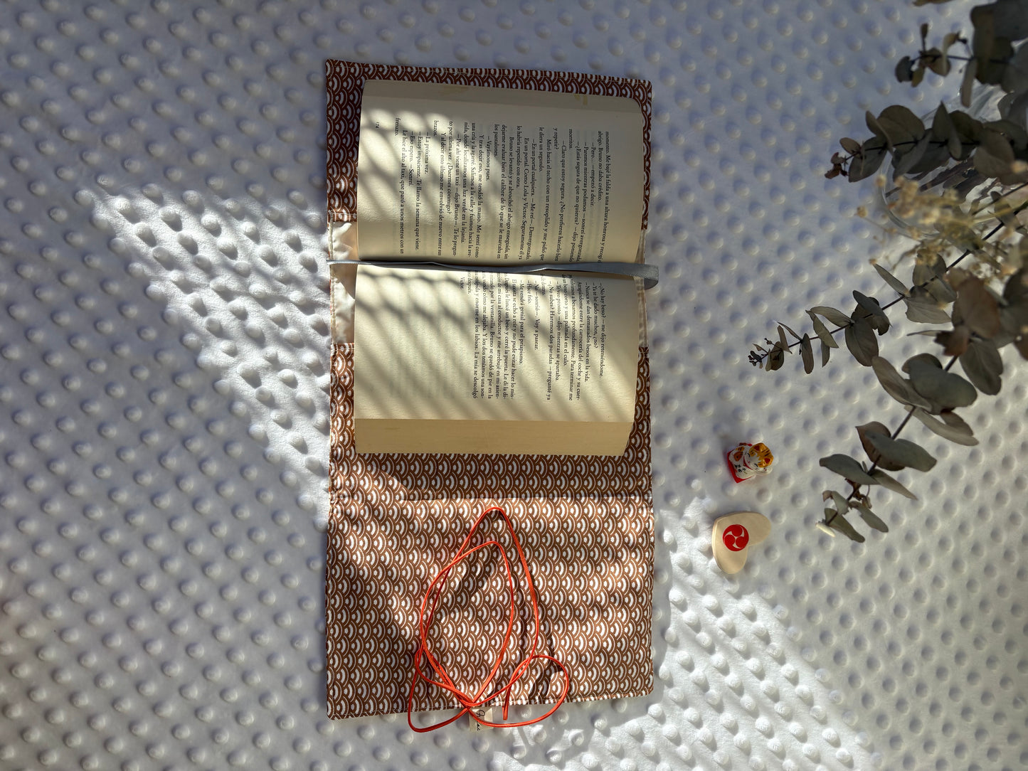 Funda para libros hojas de otoño