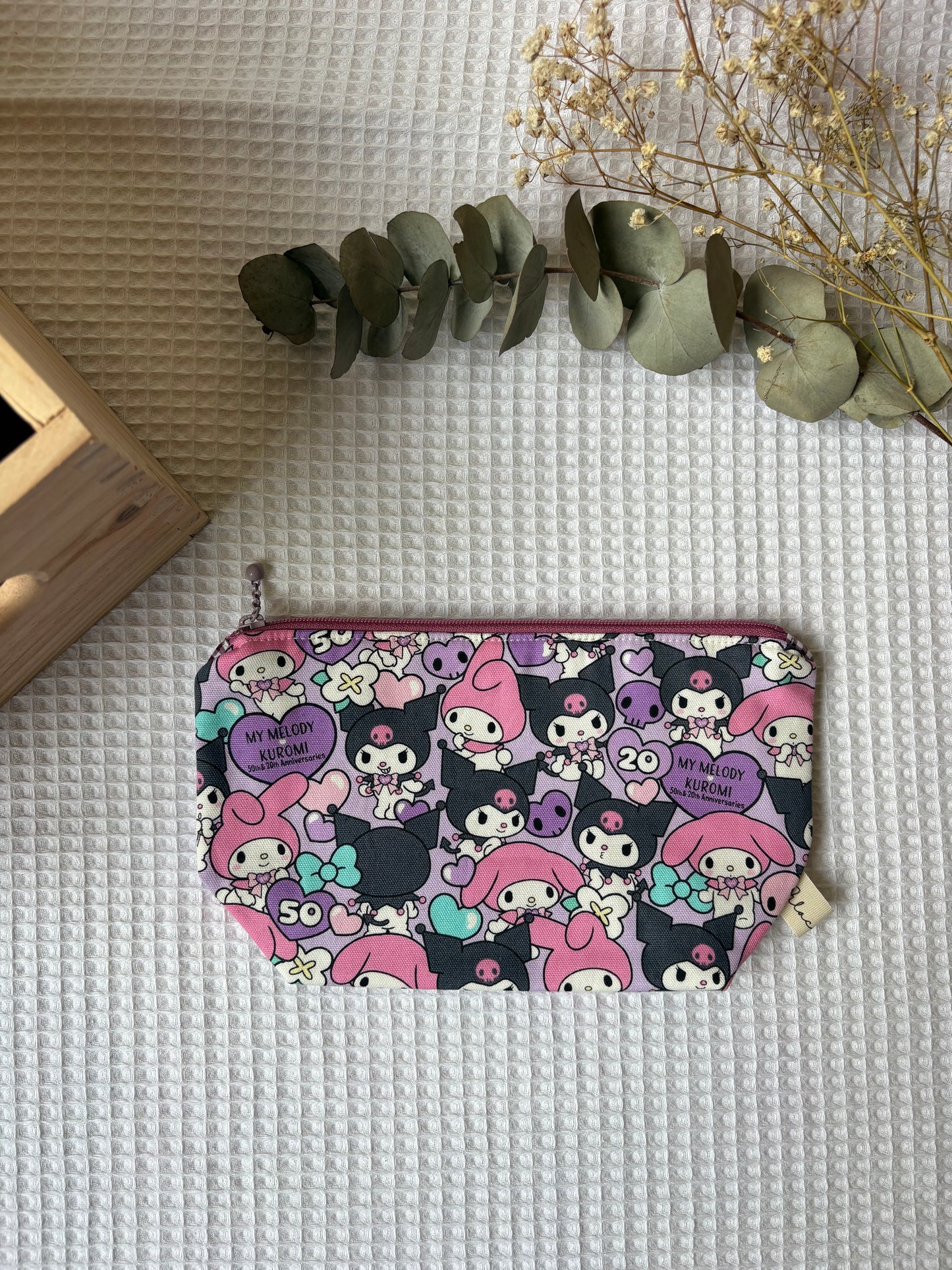 Neceser Kuromi y My Melody anniversaries sus 5 algodones