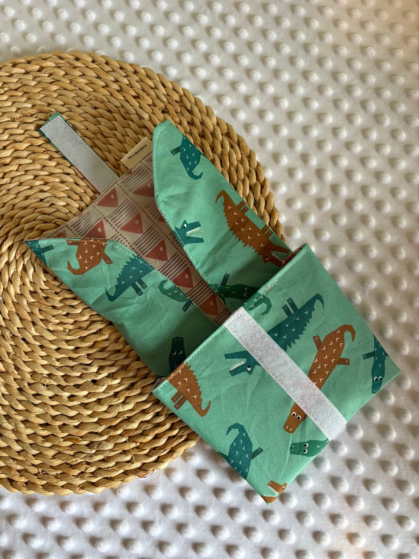 Funda bocadillo cocodrilo