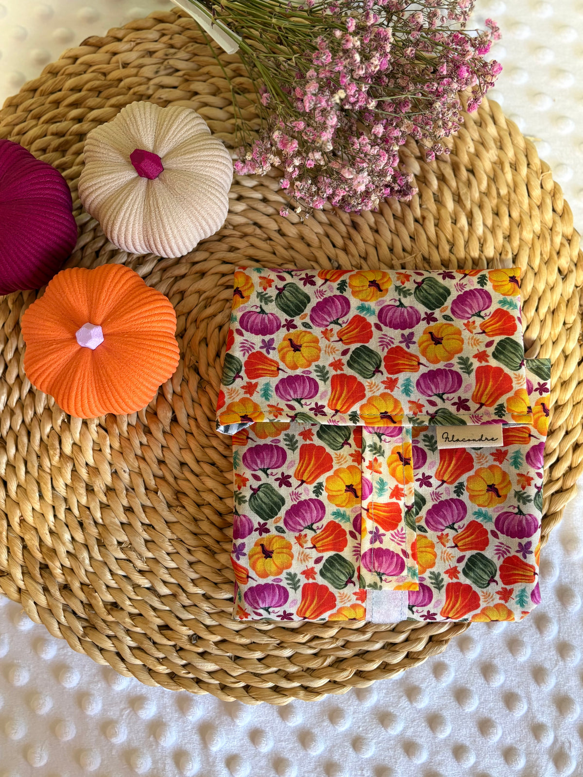 Funda bocadillo calabazas