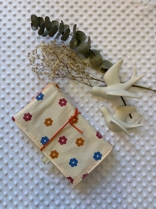 Funda para libros flores
