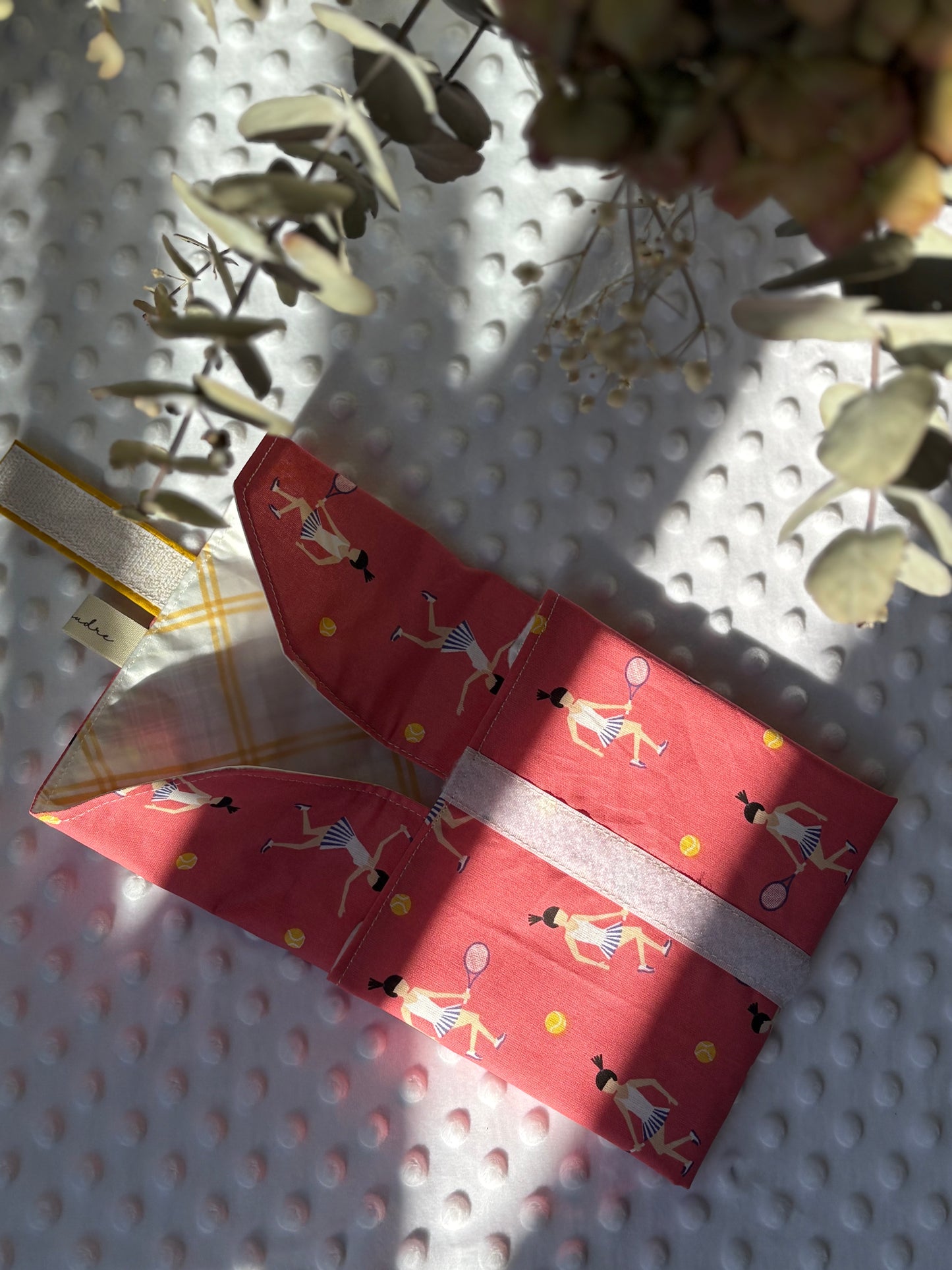 Funda bocadillo niñas tenis