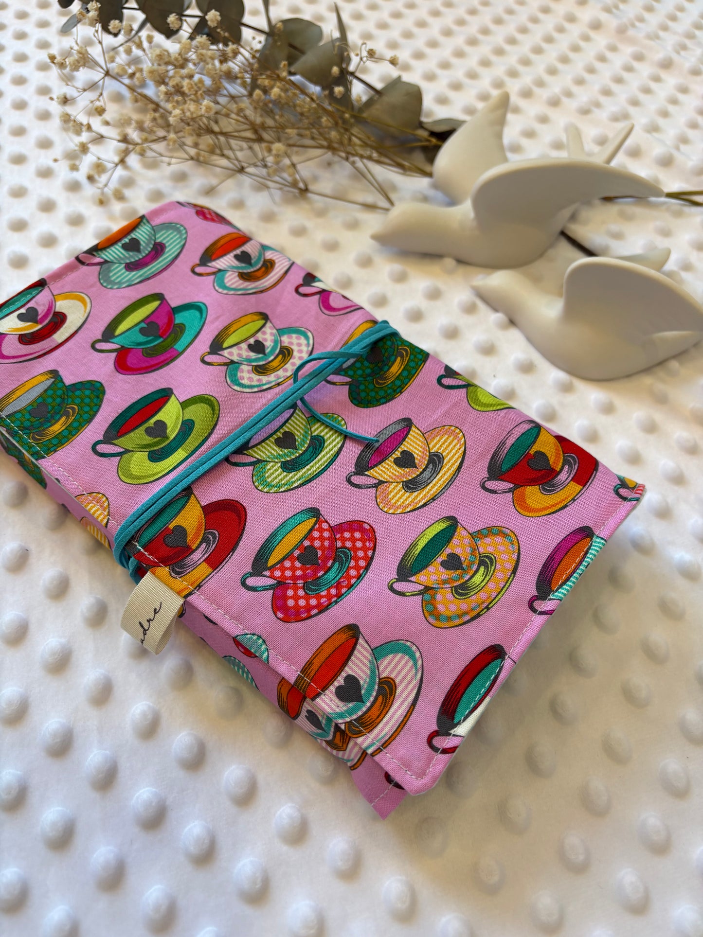 Funda para libros tazas de té