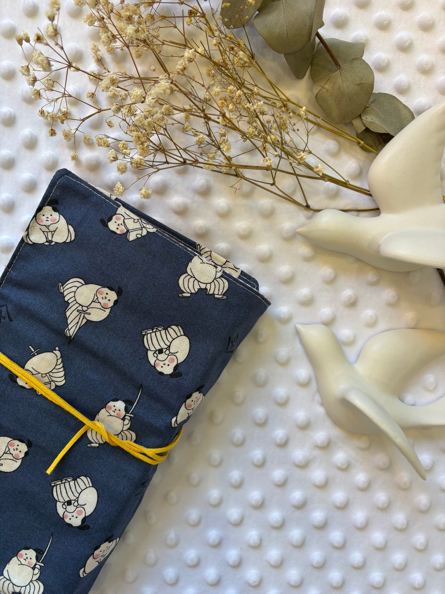 Funda de libro Samurai con Tela Japonesa – Hecha a mano en Barcelona
