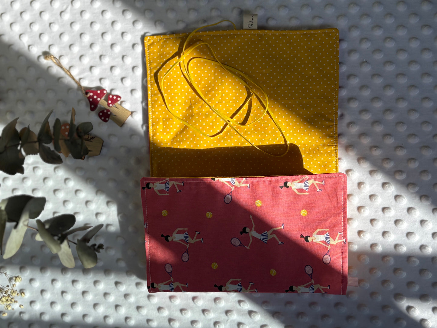 Funda para libros niñas tenis