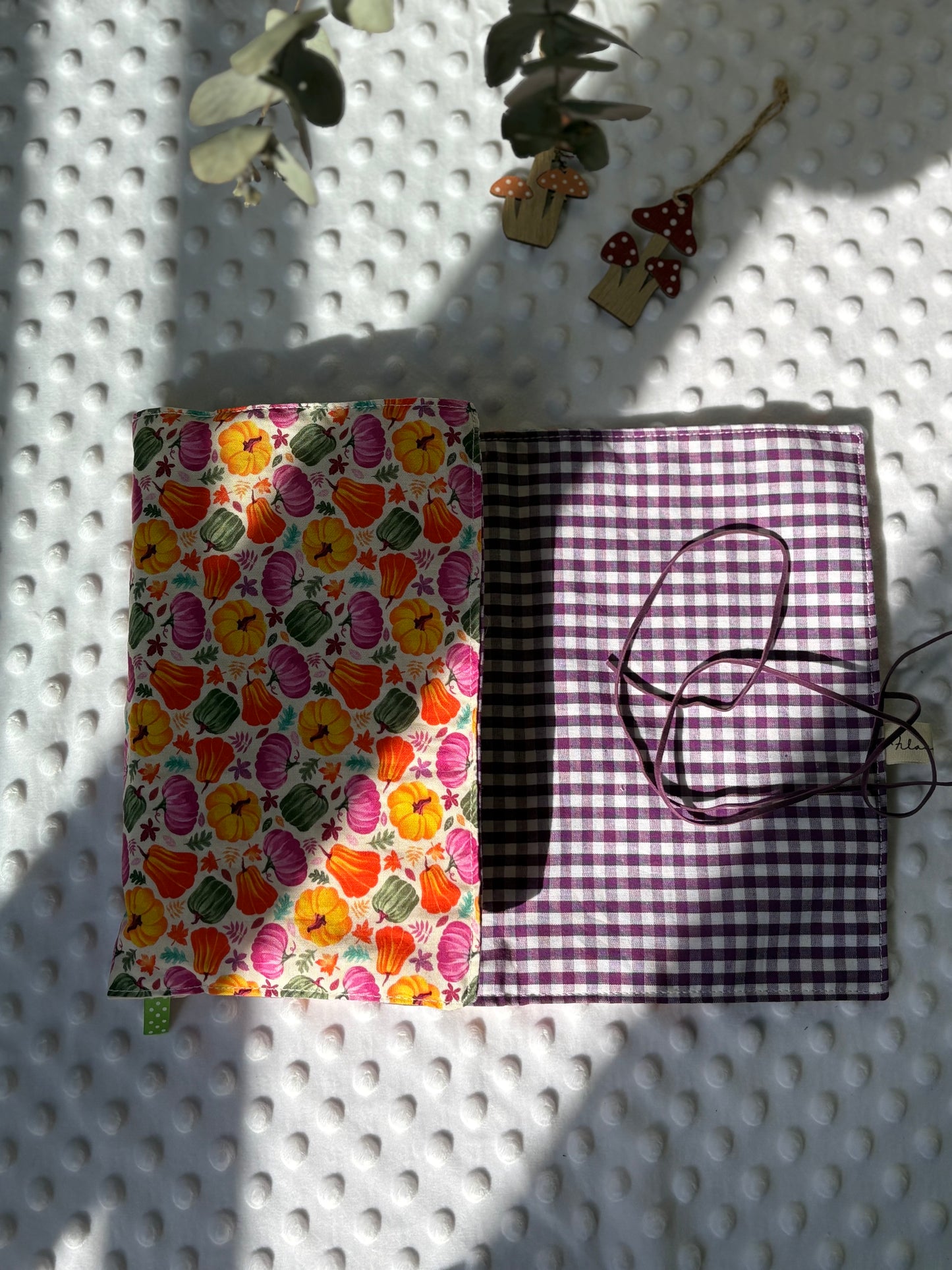 Funda para libros calabazas