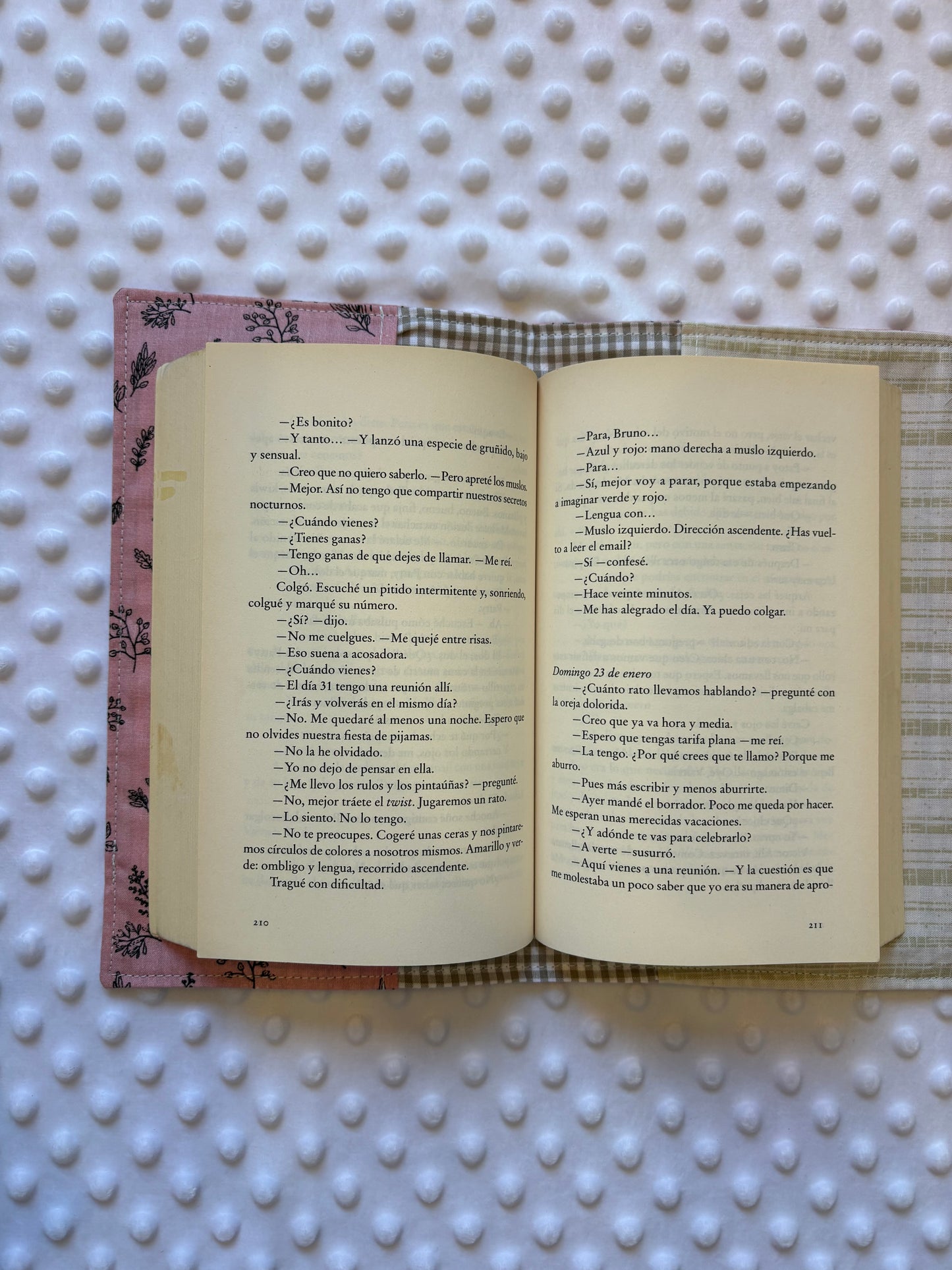 Funda para libros hojas