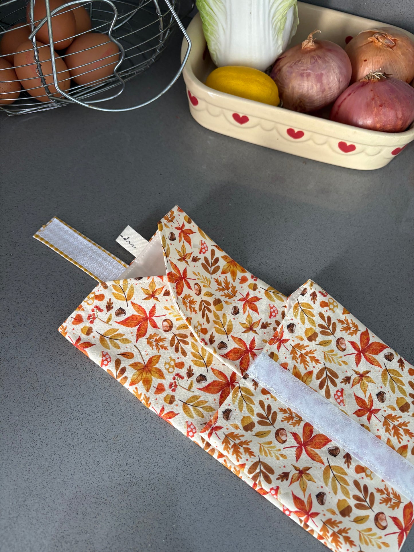 Funda bocadillo castañas