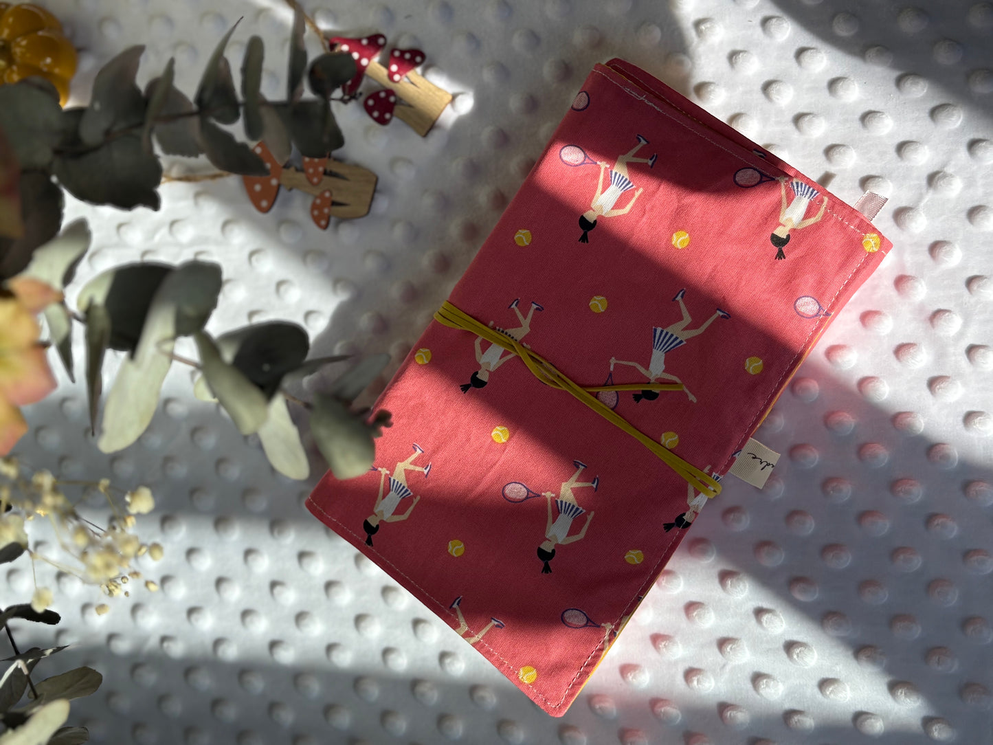 Funda para libros niñas tenis