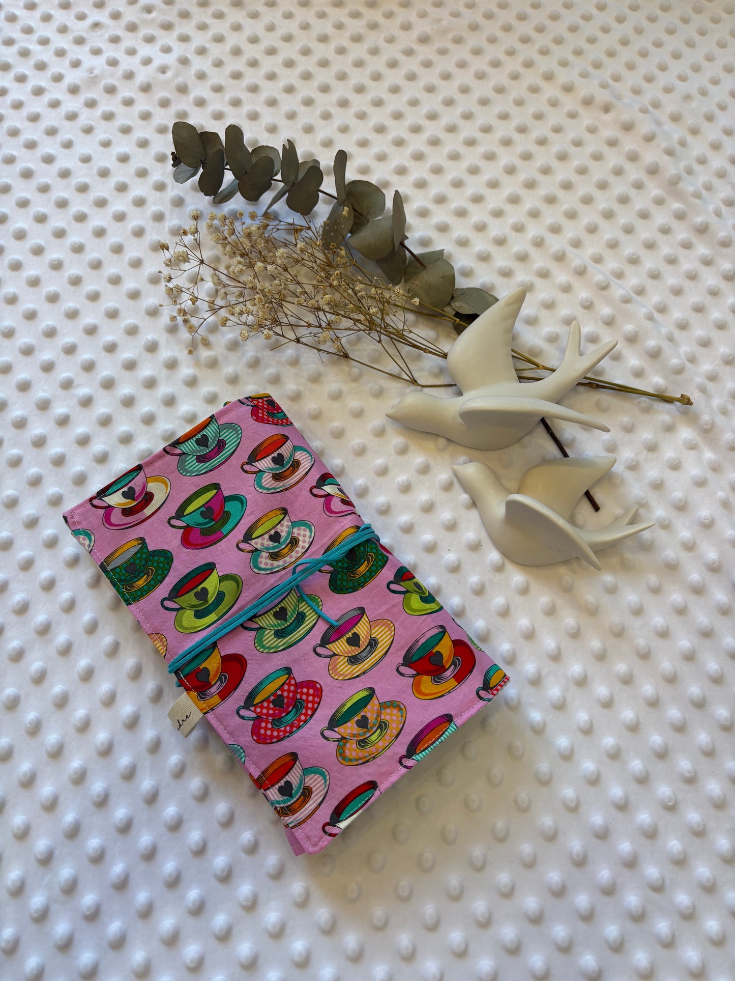 Funda para libros tazas de té