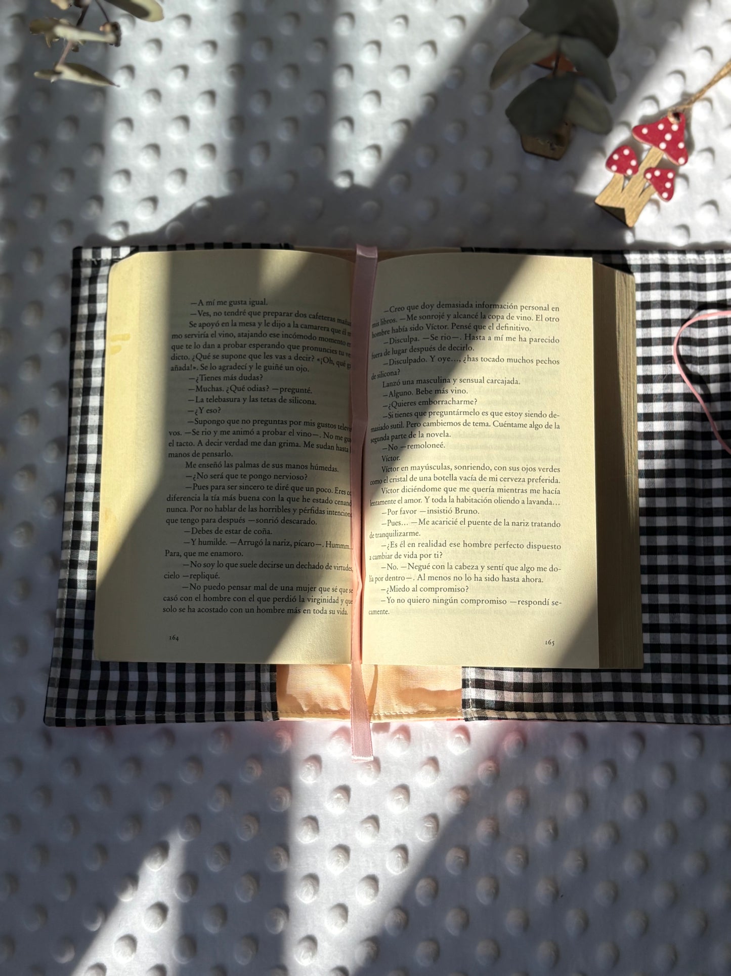 Funda para libros corazones