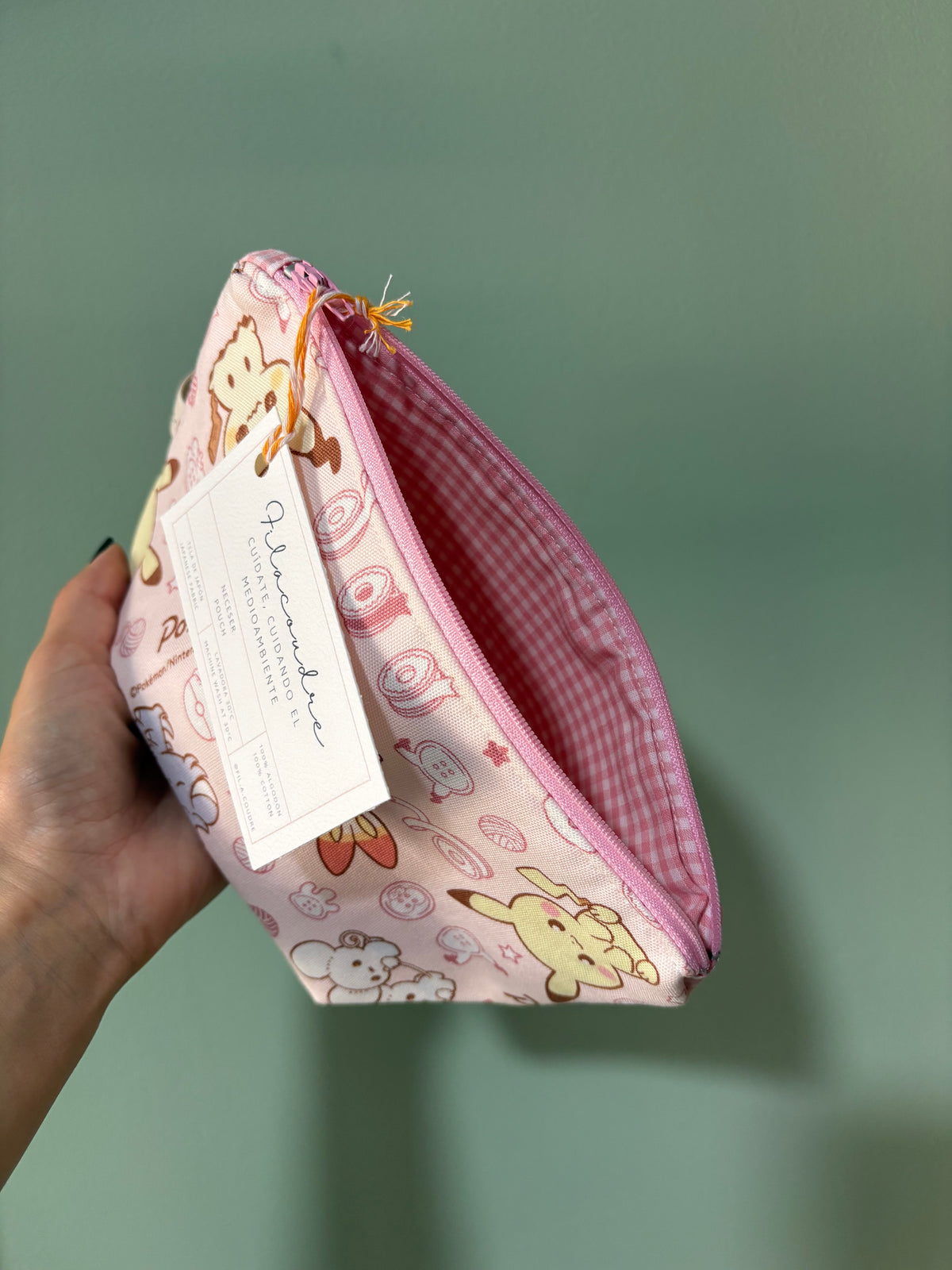 Neceser Pokemon rosa – Hecha a mano en Barcelona