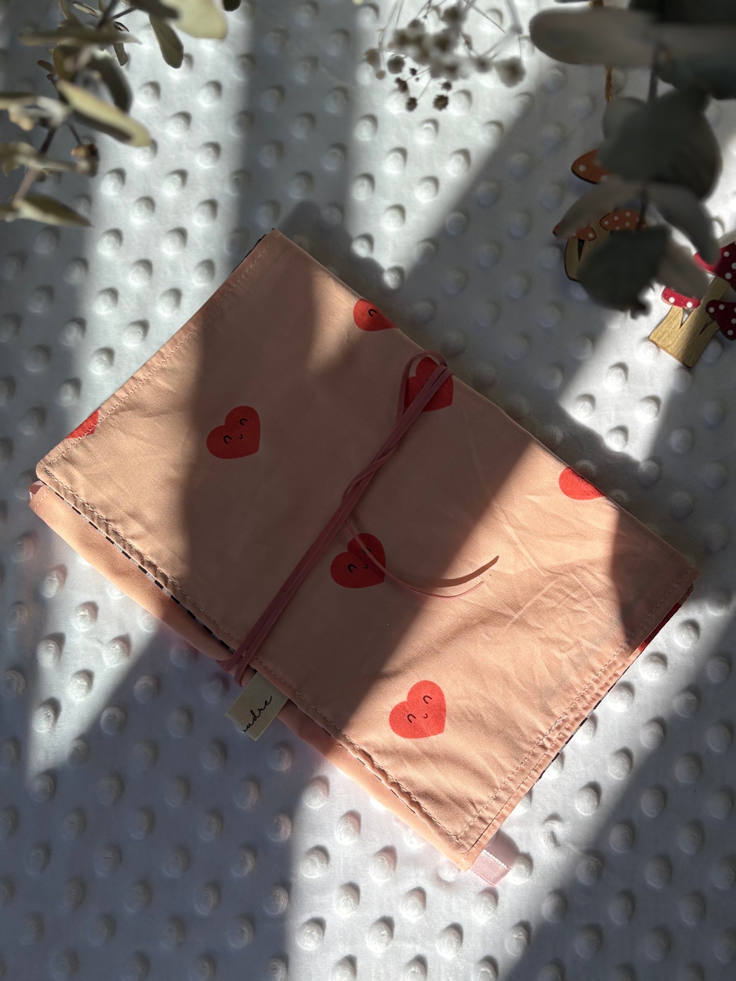 Funda para libros corazones