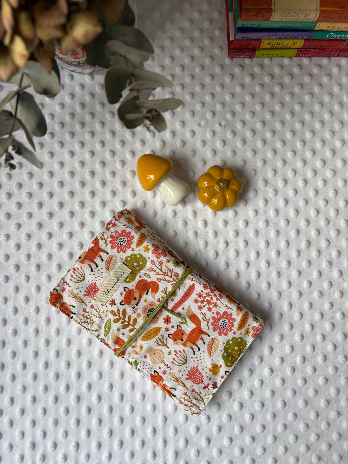 Funda para libros zorros