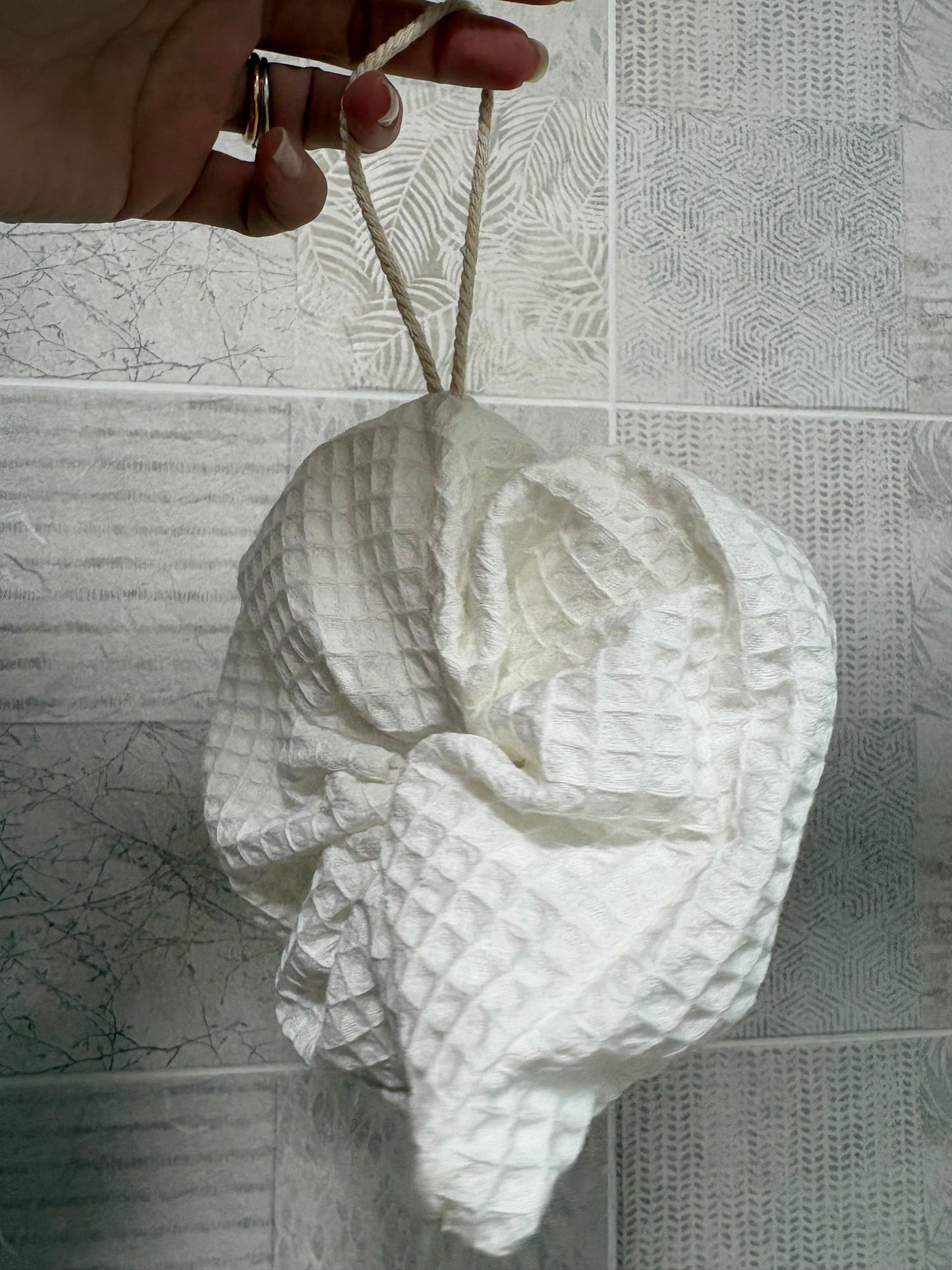 Flor de ducha algodón