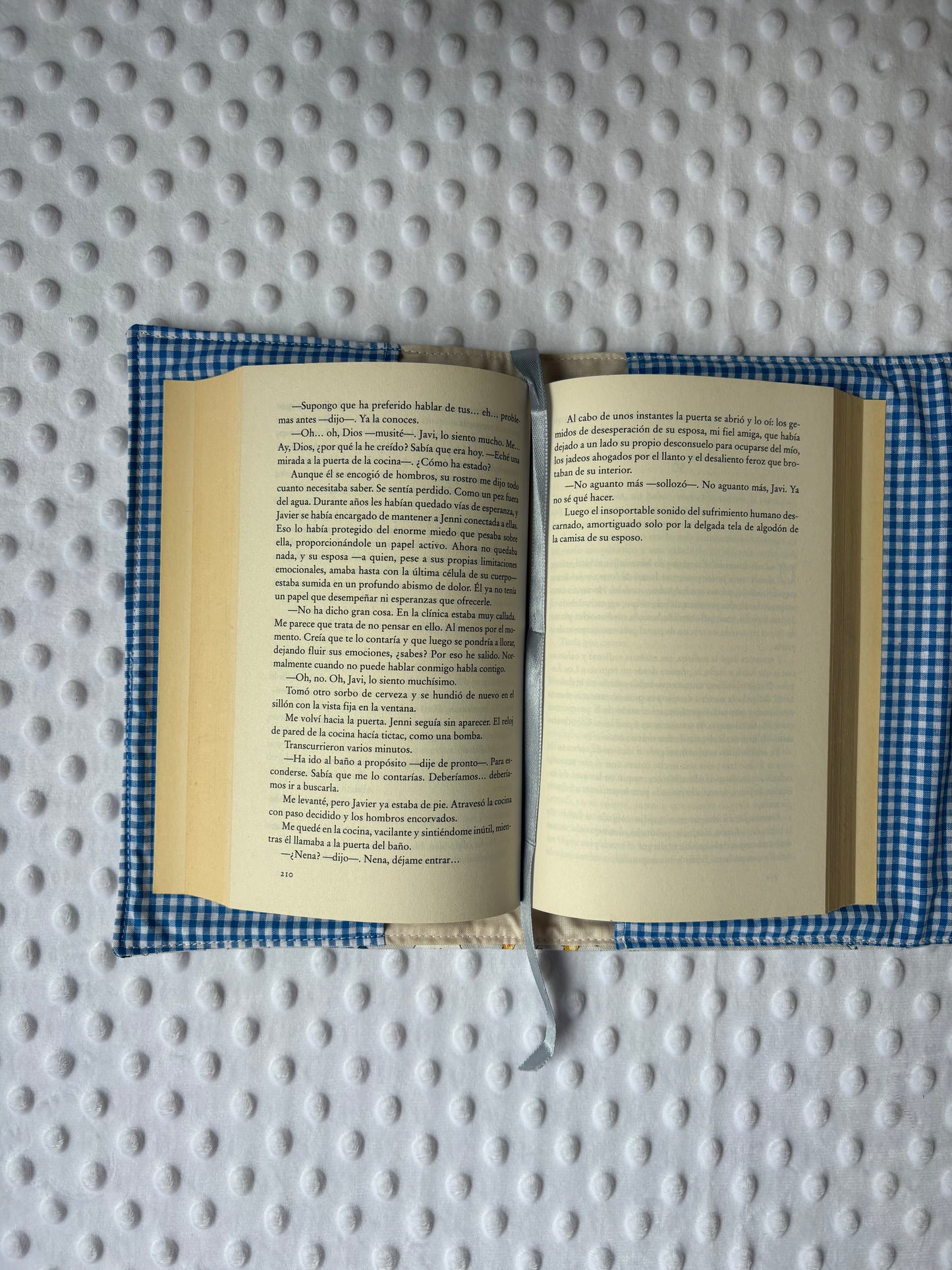 Funda para libros Onigiri azul