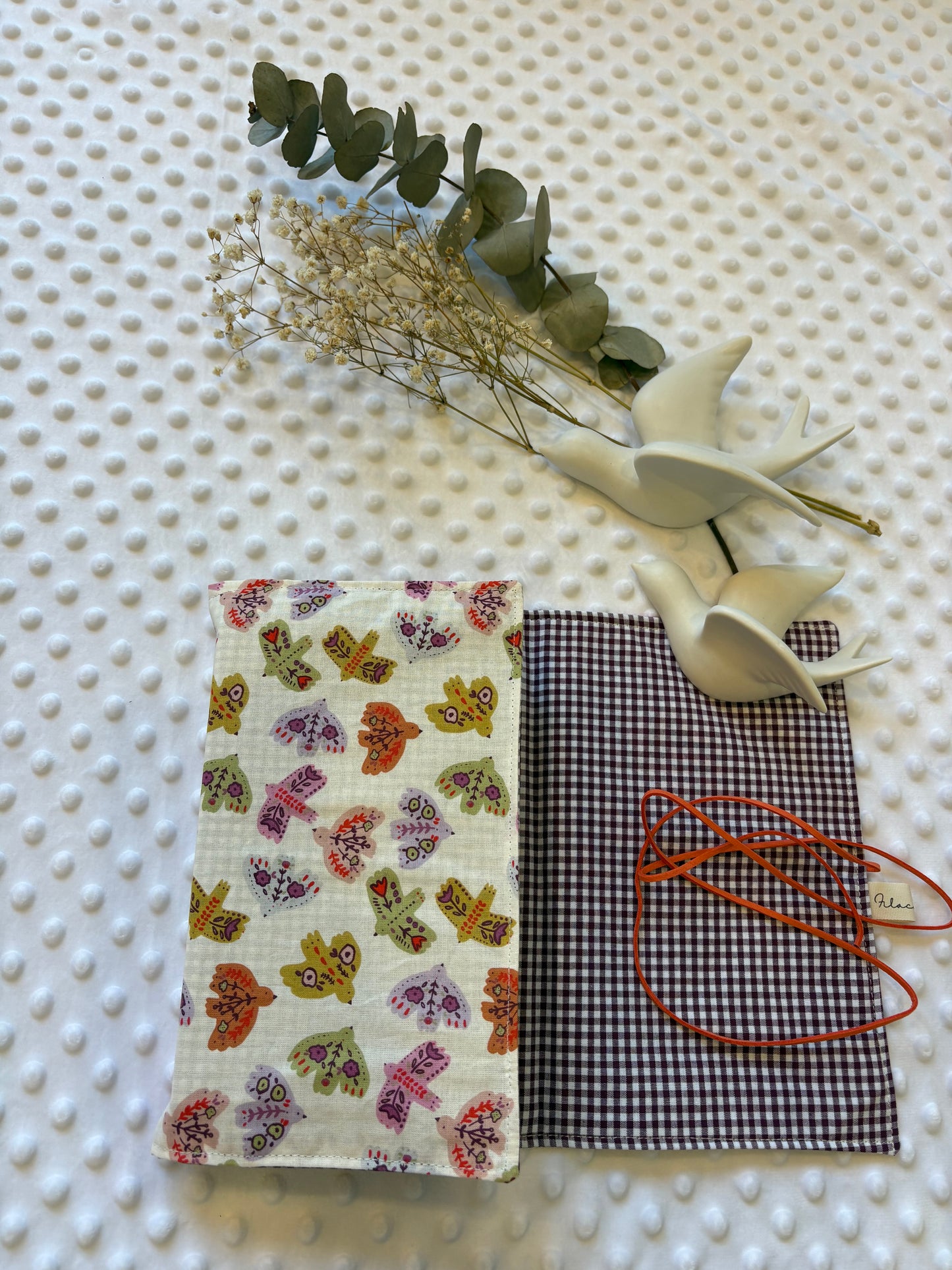 Funda para libros palomas